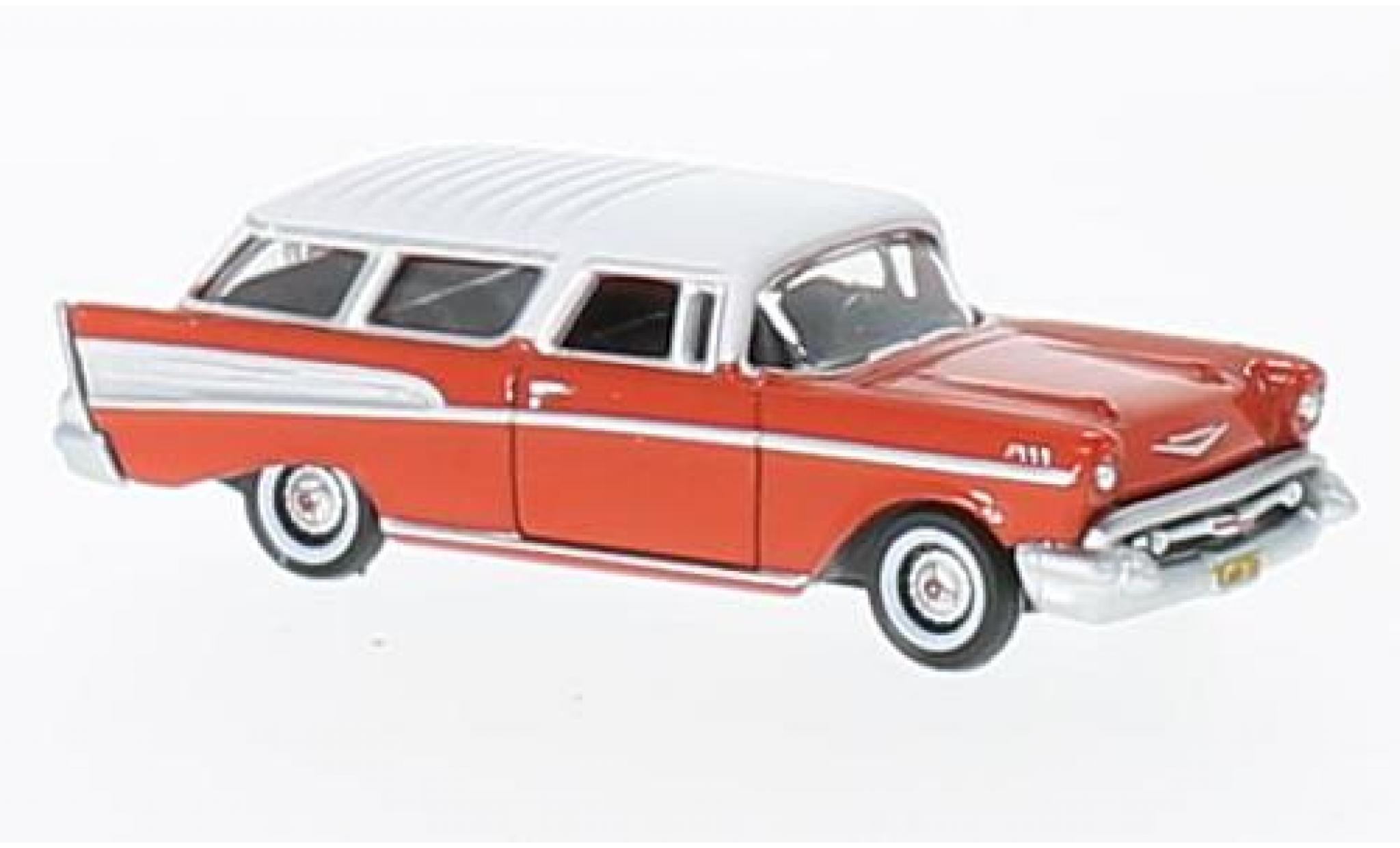 Chevrolet Nomad 1/87 Oxford rosso/bianco 1957 modellino in miniatura