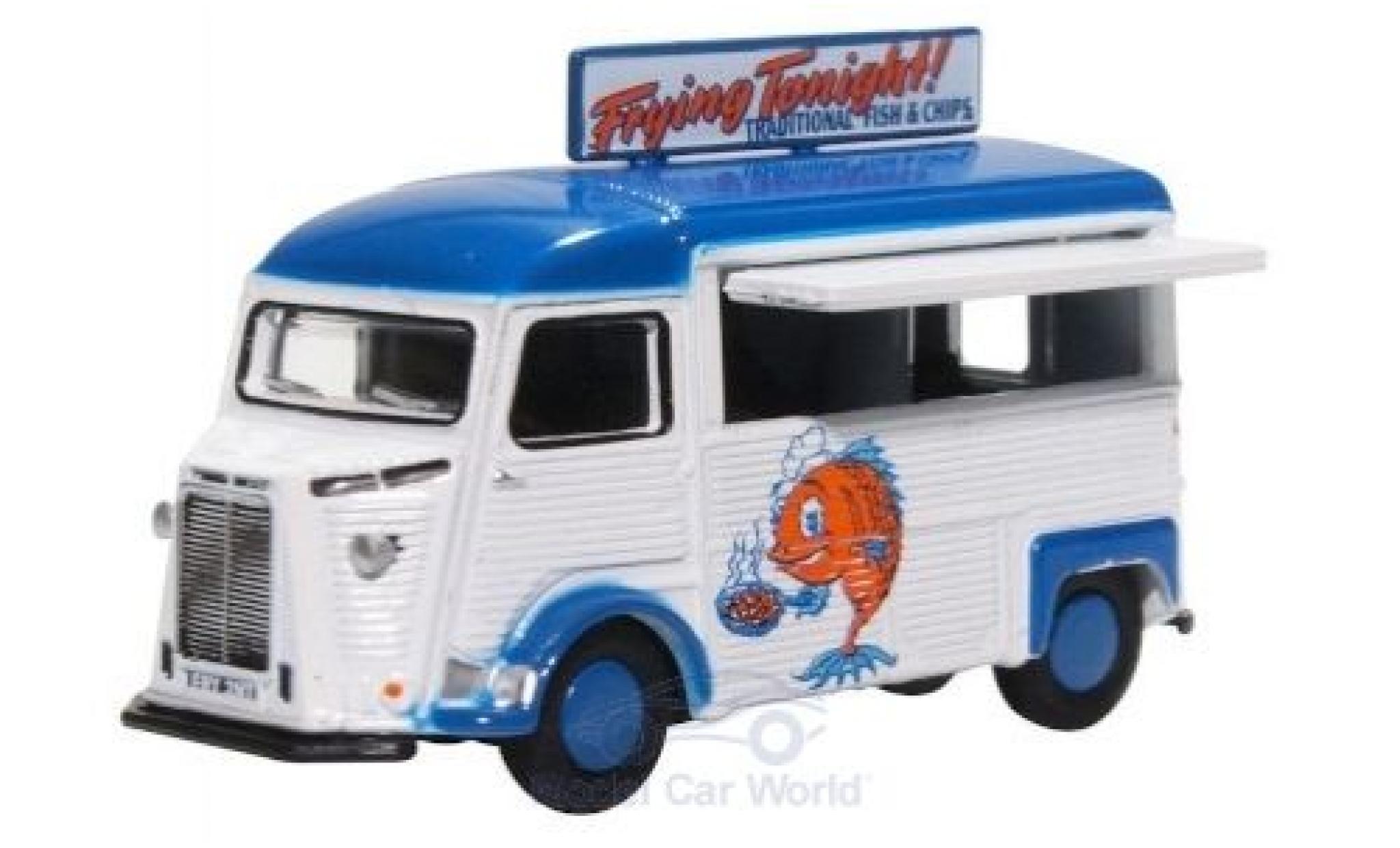 Citroen Type H 1/76 Oxford Catering Van Fish and Chips modellino in miniatura