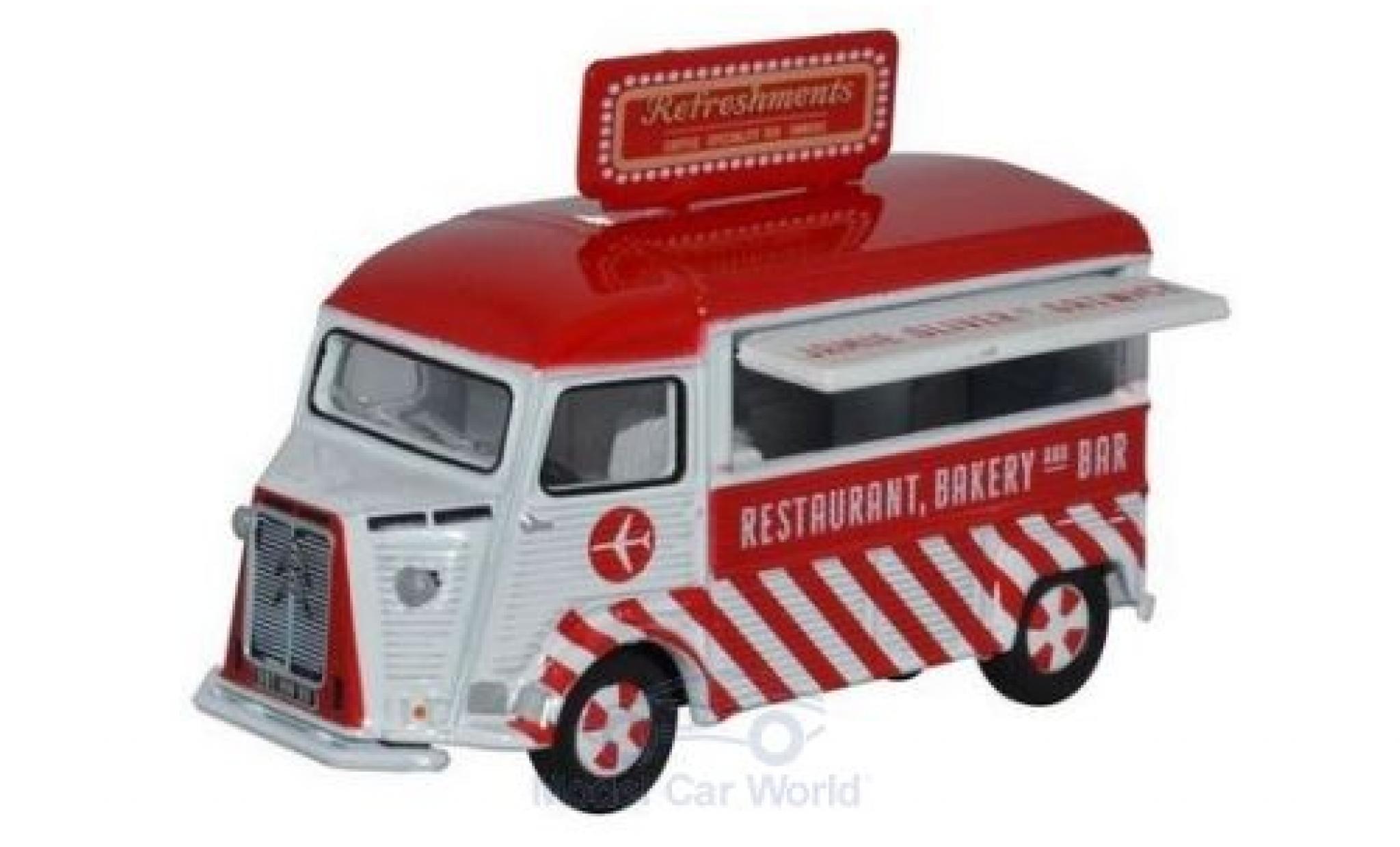 Citroen Type H 1/76 Oxford Catering Van Jamie Oliver at Gatwick modellino in miniatura