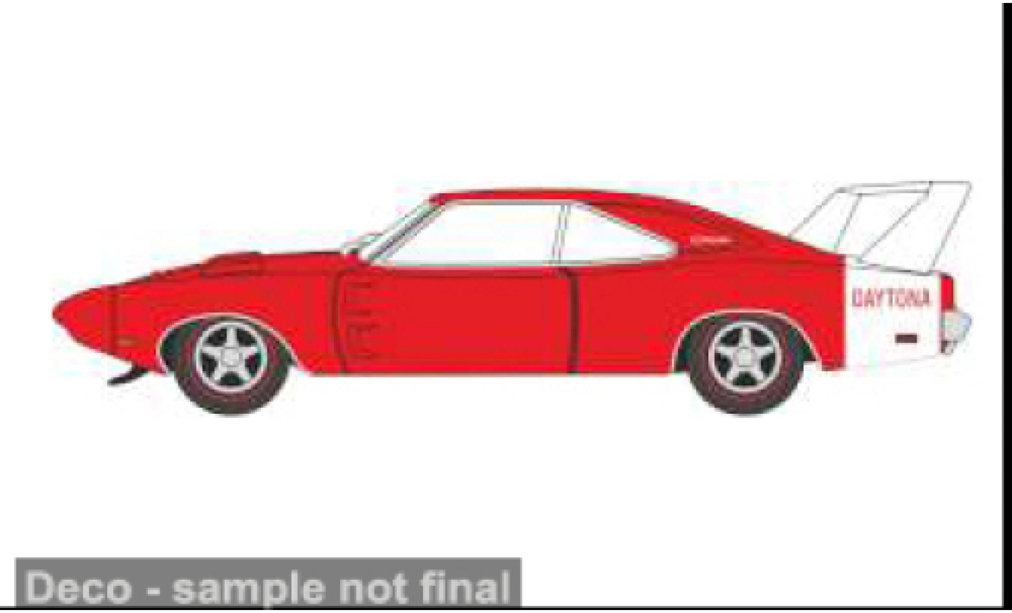 Dodge Charger 1/87 Oxford Daytona rot 1:87 modellino in miniatura