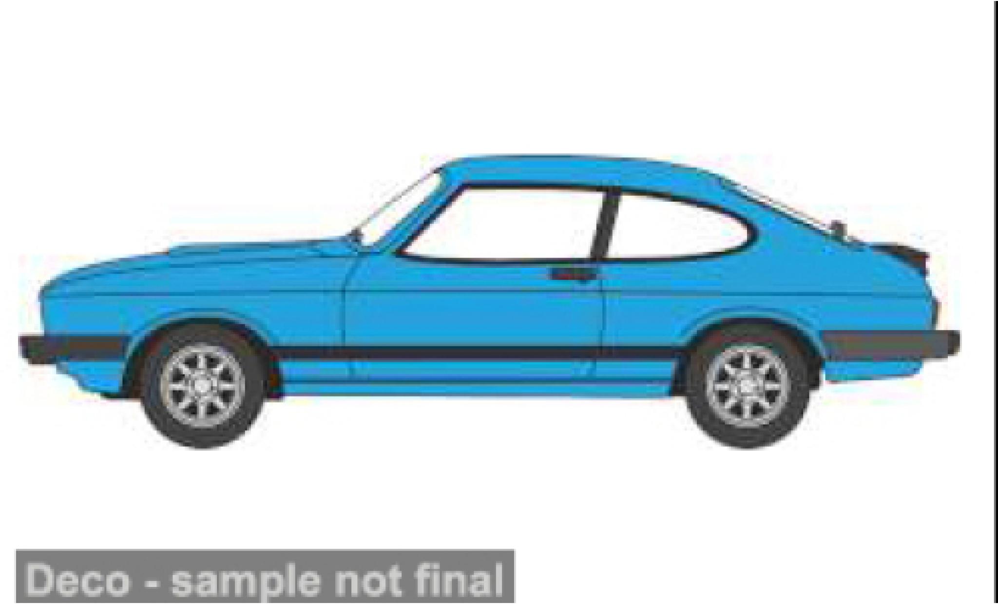 Ford Capri 1/76 Oxford MK II blau 1:76 modellino in miniatura