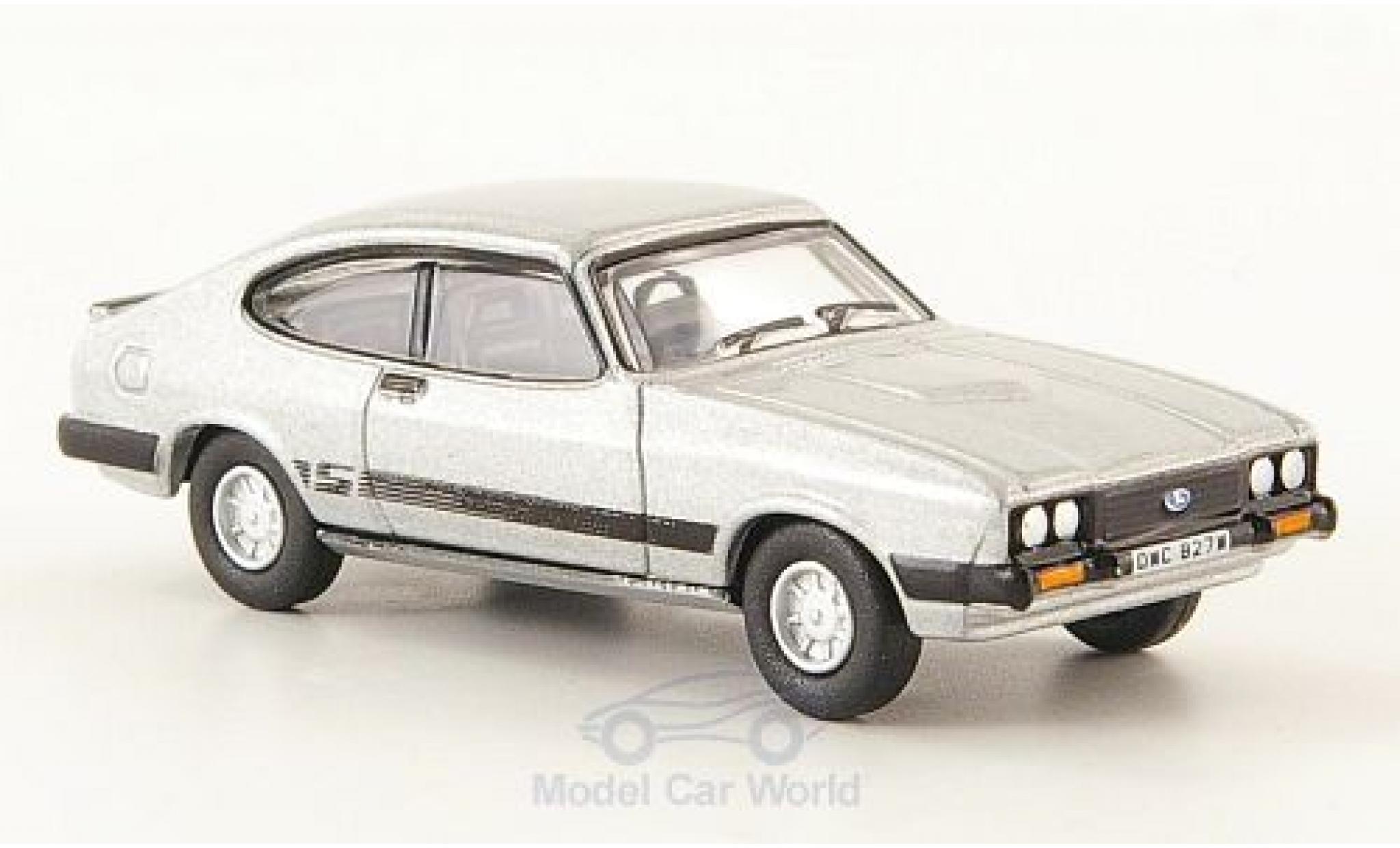 Ford Capri 1/76 Oxford Mk III grigio modellino in miniatura