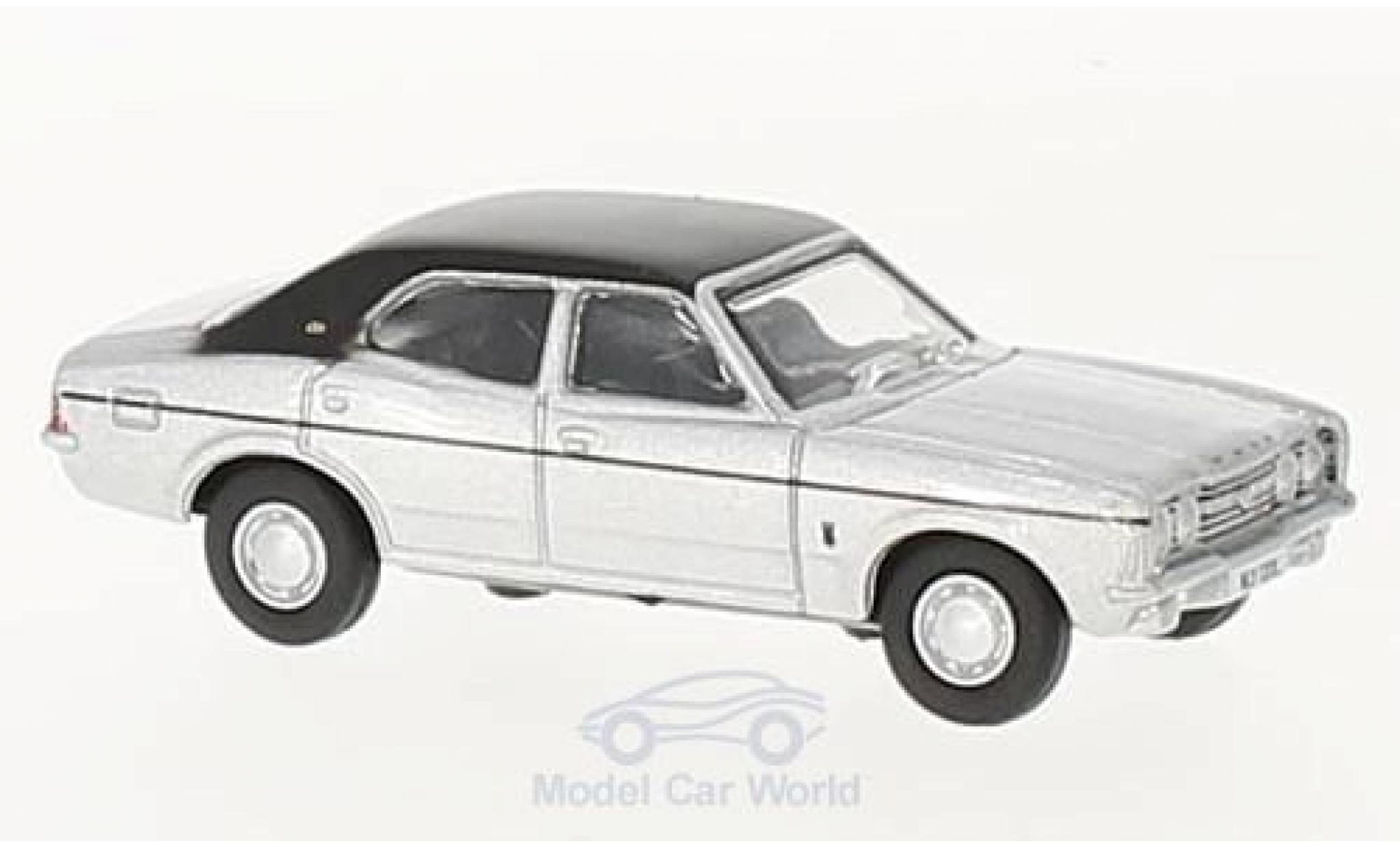 Ford Cortina 1/76 Oxford MKIII grigio/nero modellino in miniatura