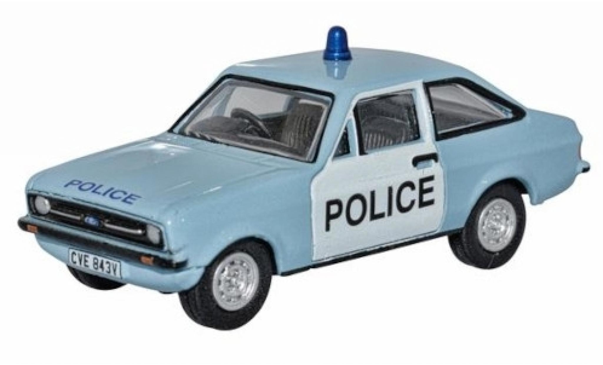 Ford Escort 1/76 Oxford MkII blu/bianco RHD Police (UK) modellino in miniatura