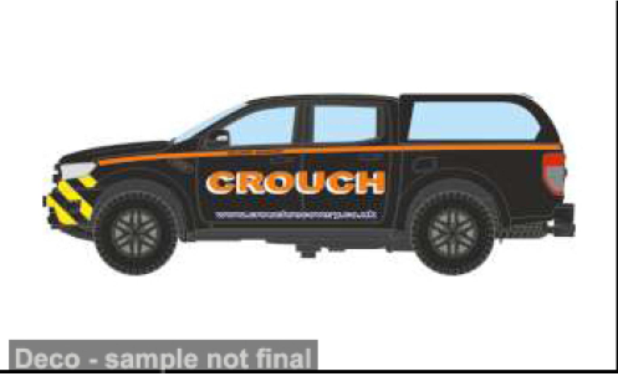 Ford Ranger 1/76 Oxford Hard Back Crouch Recovery 1:76 modellino in miniatura