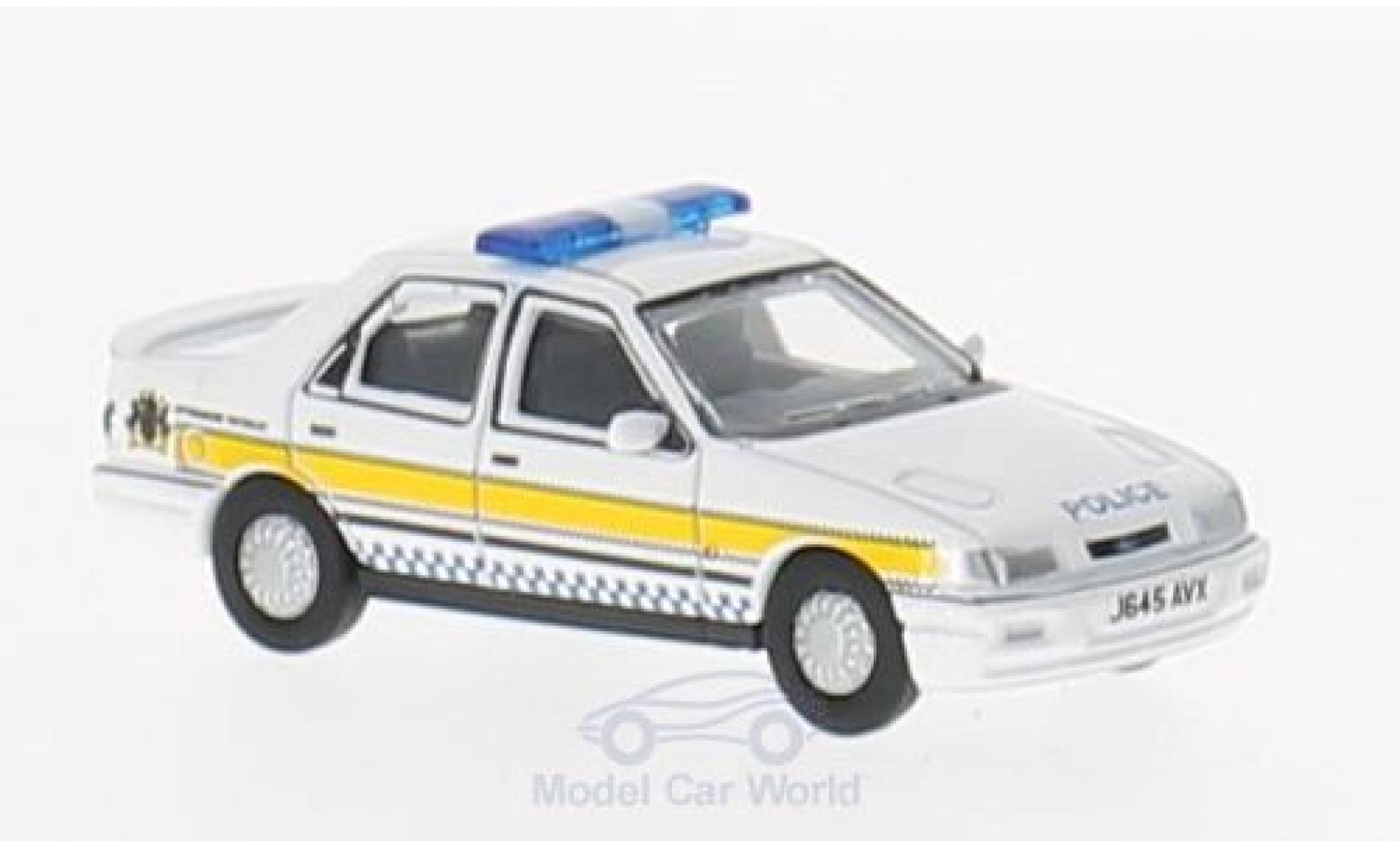Ford Sierra Cosworth 1/76 Oxford RS Cosworth Sapphire RHD Nottinghamshire Police modellino in miniatura