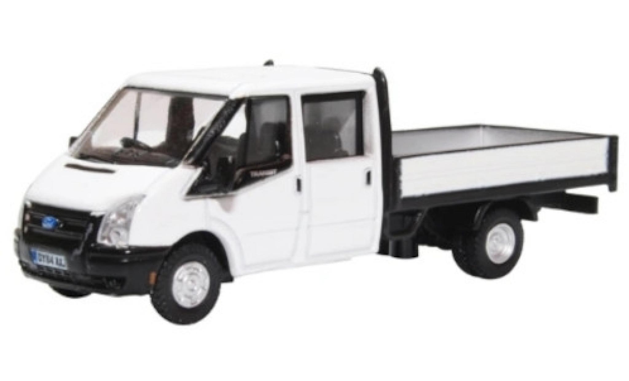 Ford Transit 1/76 Oxford Double Cab Pickup bianco RHD modellino in miniatura