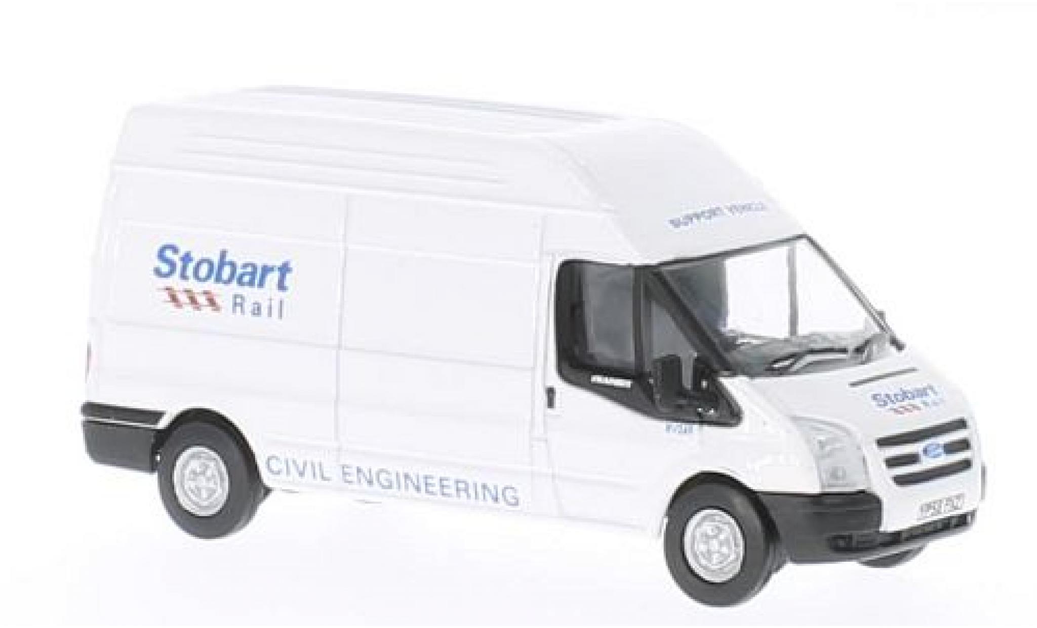Ford Transit 1/76 Oxford LWB High Roof Stobart modellino in miniatura