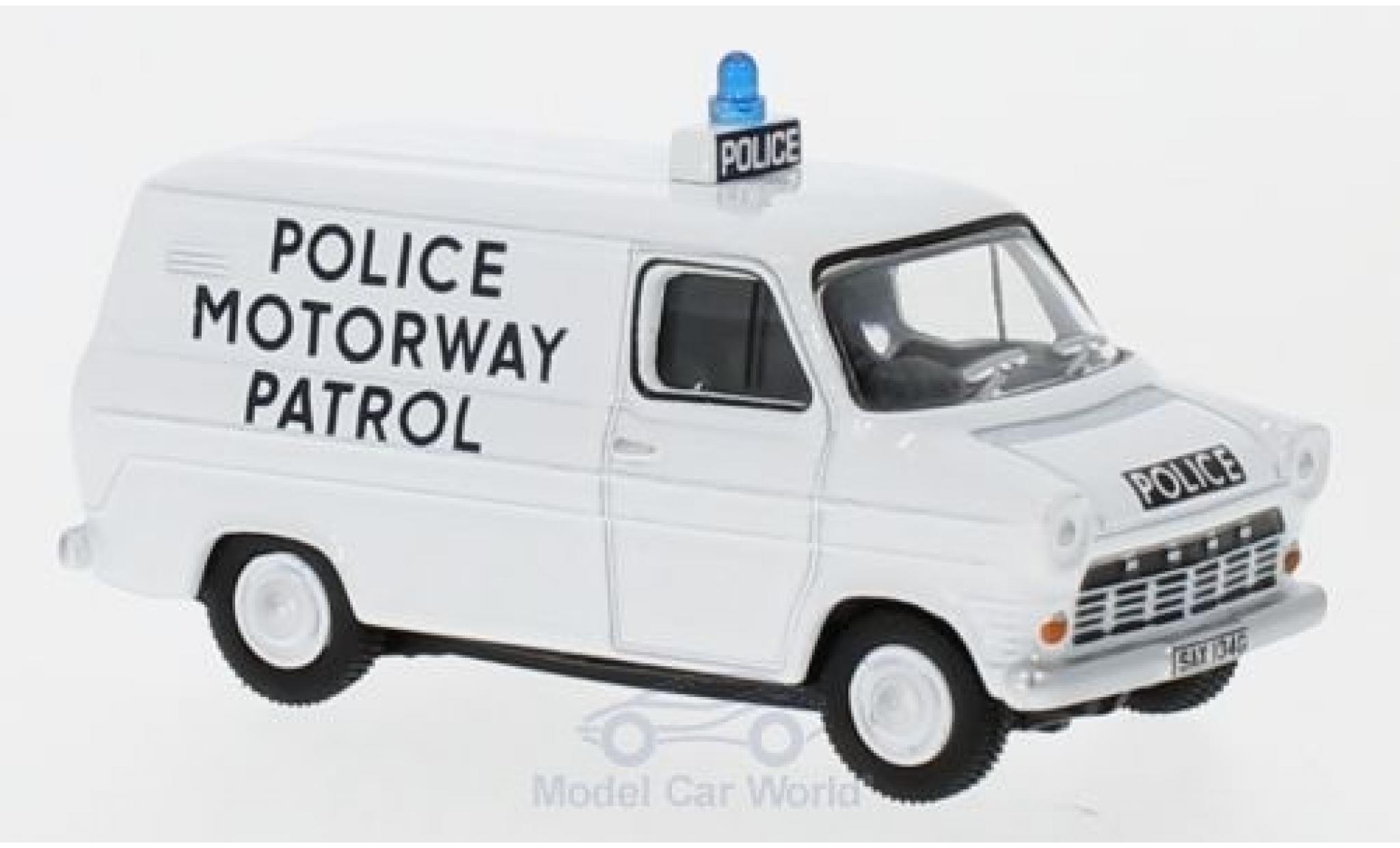 Ford Transit 1/76 Oxford MK1 Police Motorway Patrol (Gwent) modellino in miniatura