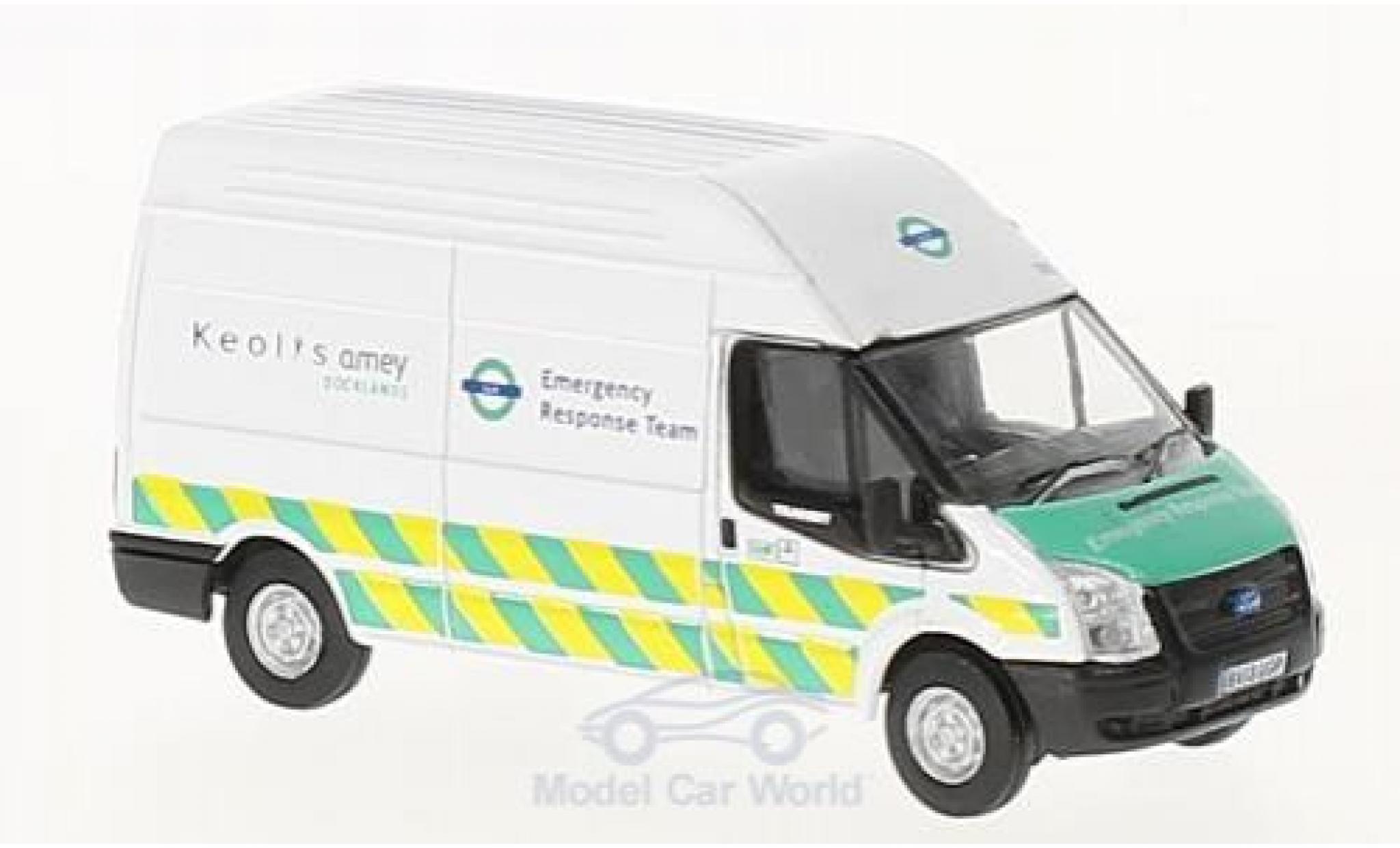 Ford Transit 1/76 Oxford MK5 LWB High Docklands Light Railway modellino in miniatura