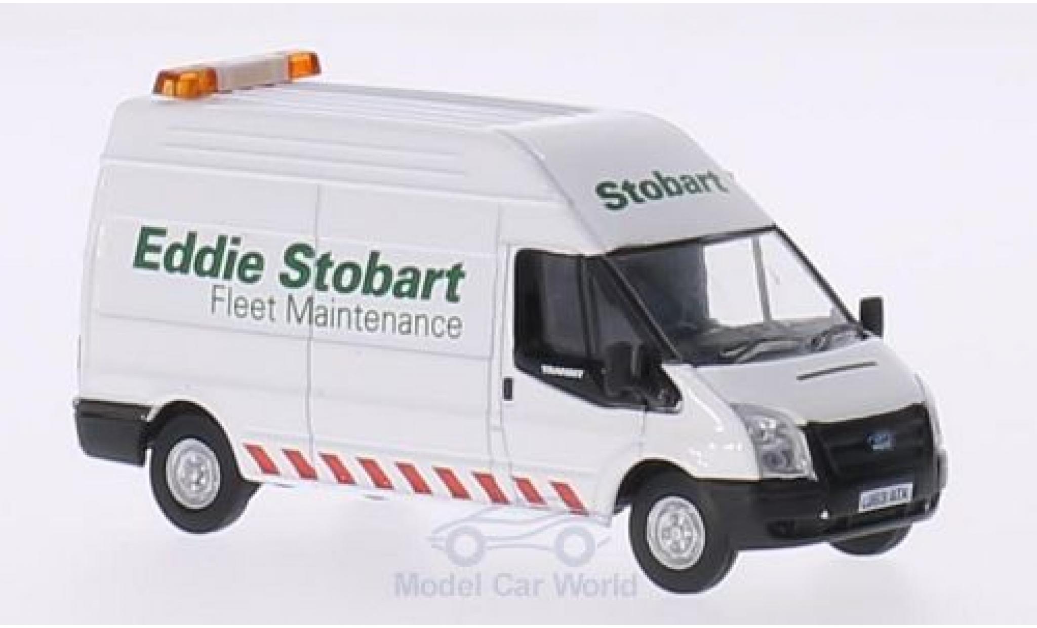 Ford Transit 1/76 Oxford RHD Eddie Stobart Fleet Maintenance LWB High modellino in miniatura