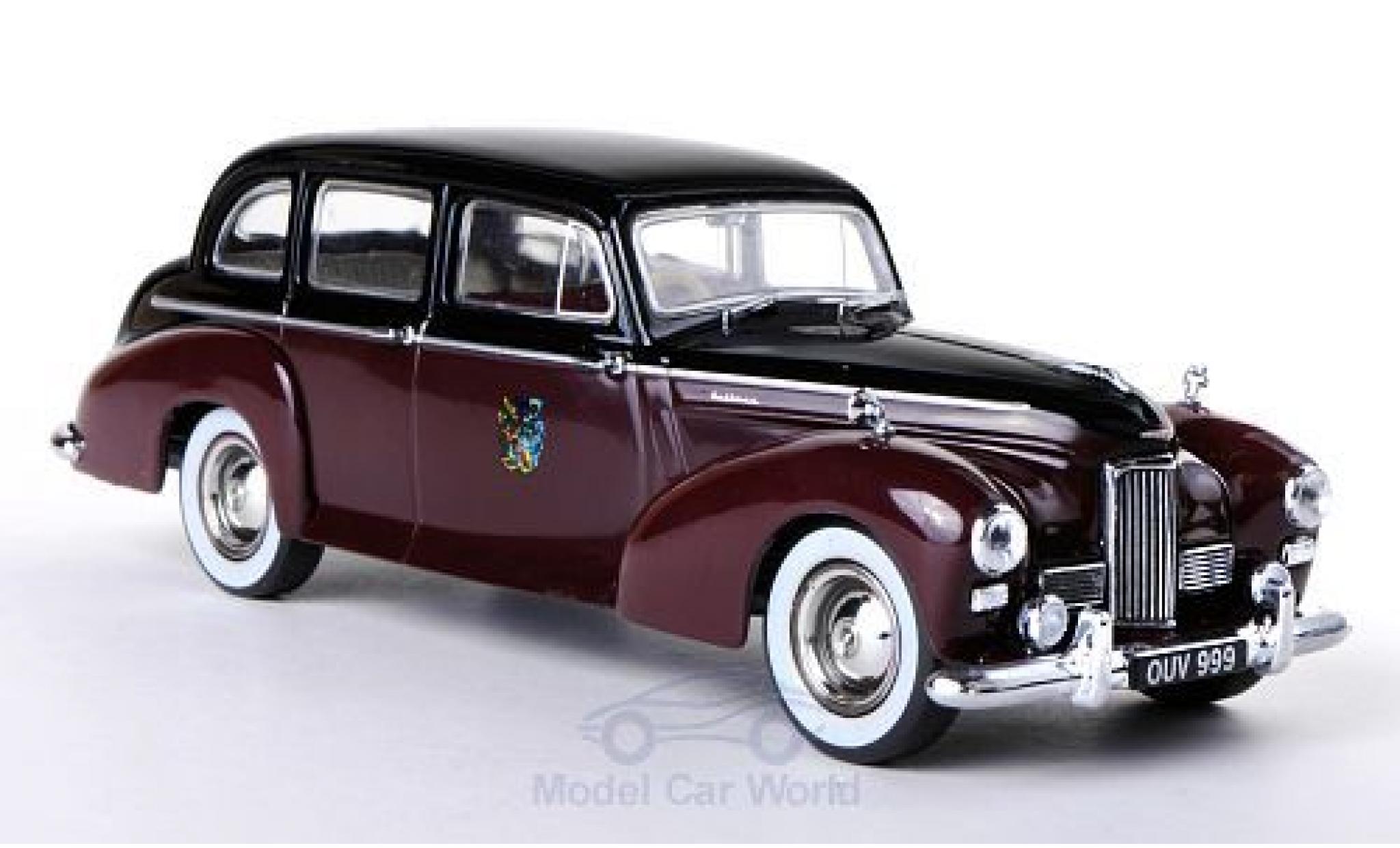 Humber Pullman 1/43 Oxford nero/rosso RHD Rothschild modellino in miniatura
