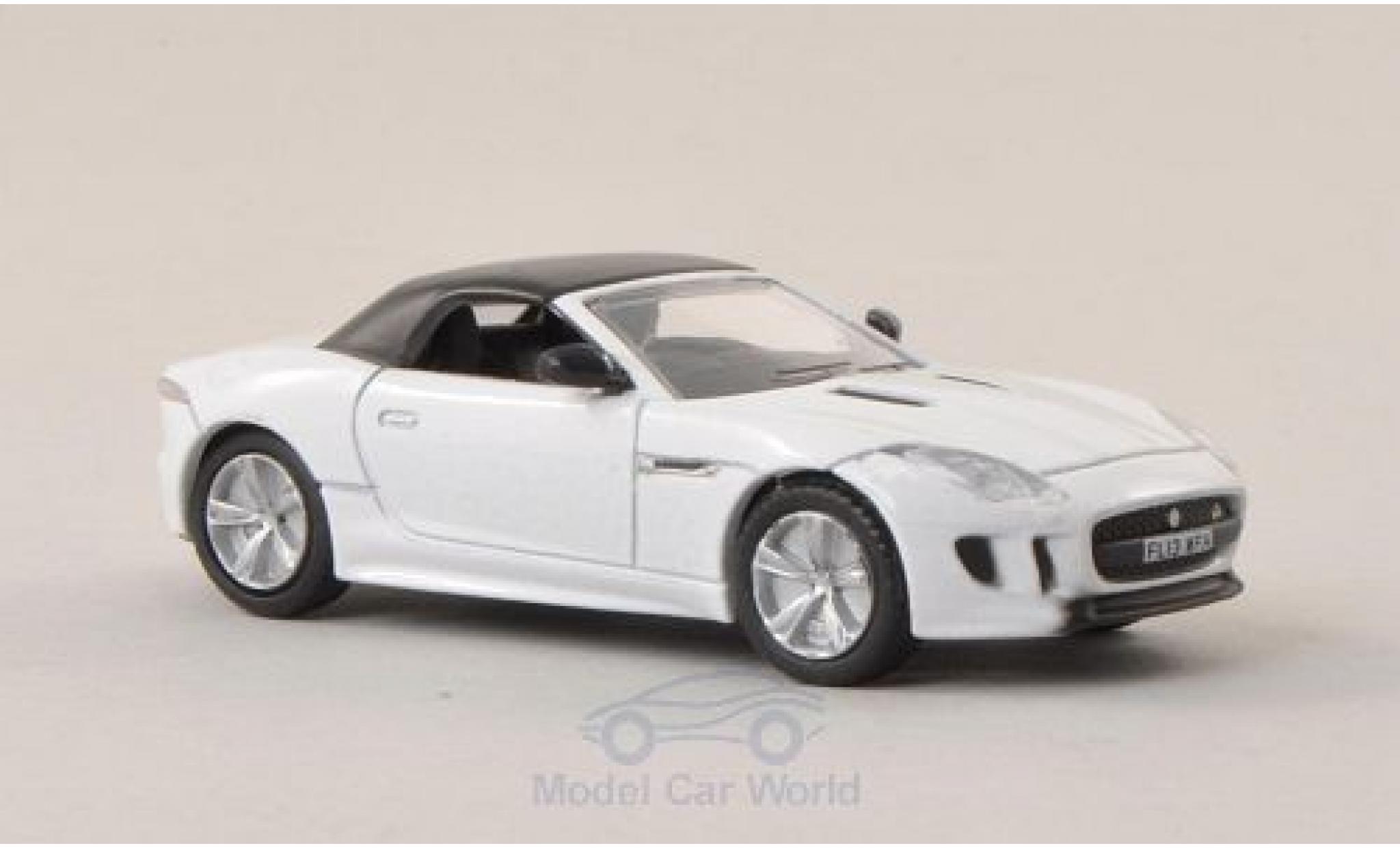 Jaguar F-Type 1/76 Oxford bianco modellino in miniatura