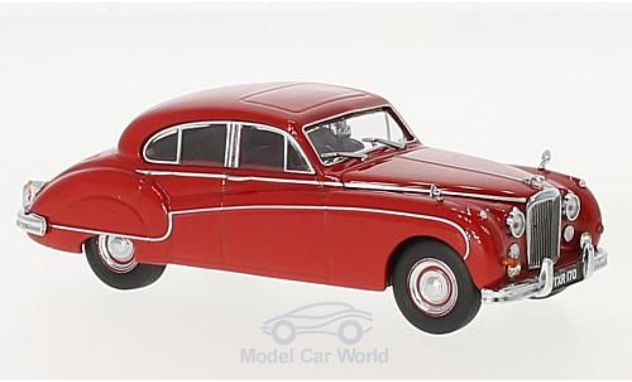 Jaguar MK 1/43 Oxford VIII rosso RHD modellino in miniatura