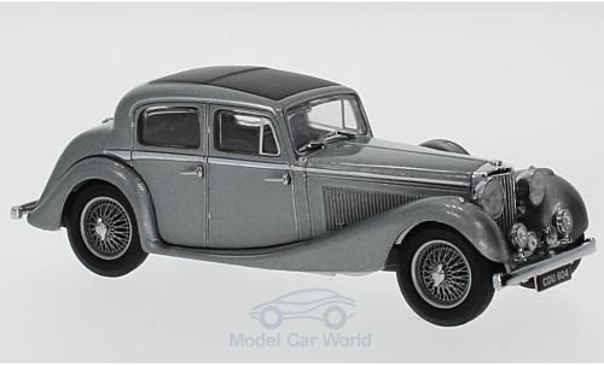 Jaguar SS 1/43 Oxford 2.5 Litre metallico grigio RHD modellino in miniatura