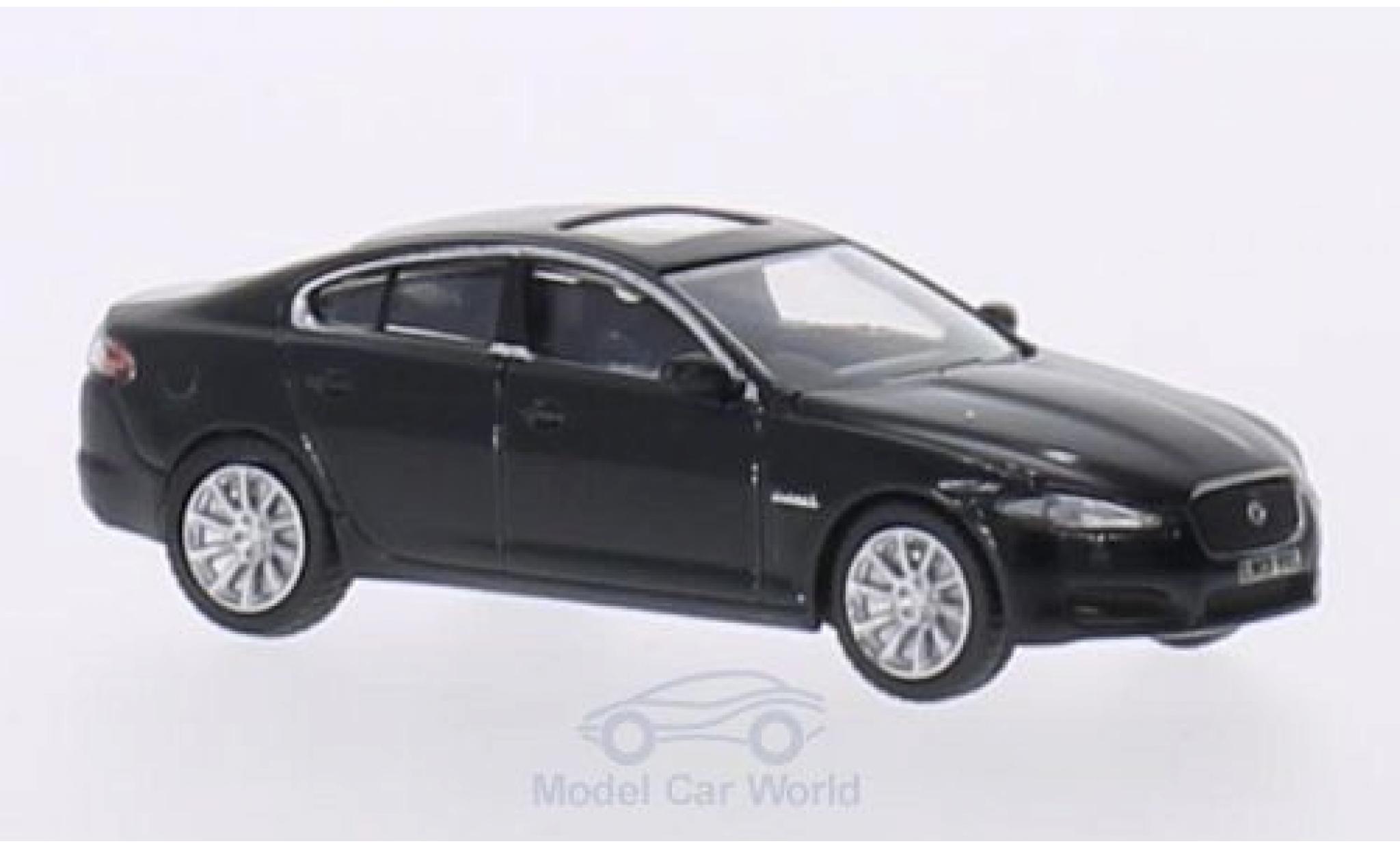 Jaguar XF 1/76 Oxford metallico nero RHD modellino in miniatura