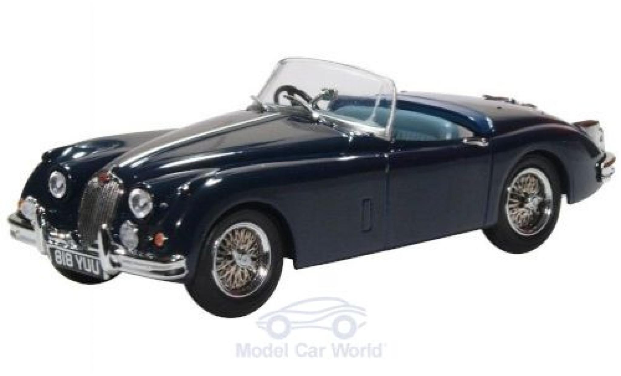 Jaguar XK 1/43 Oxford 150 Roadster blu RHD modellino in miniatura
