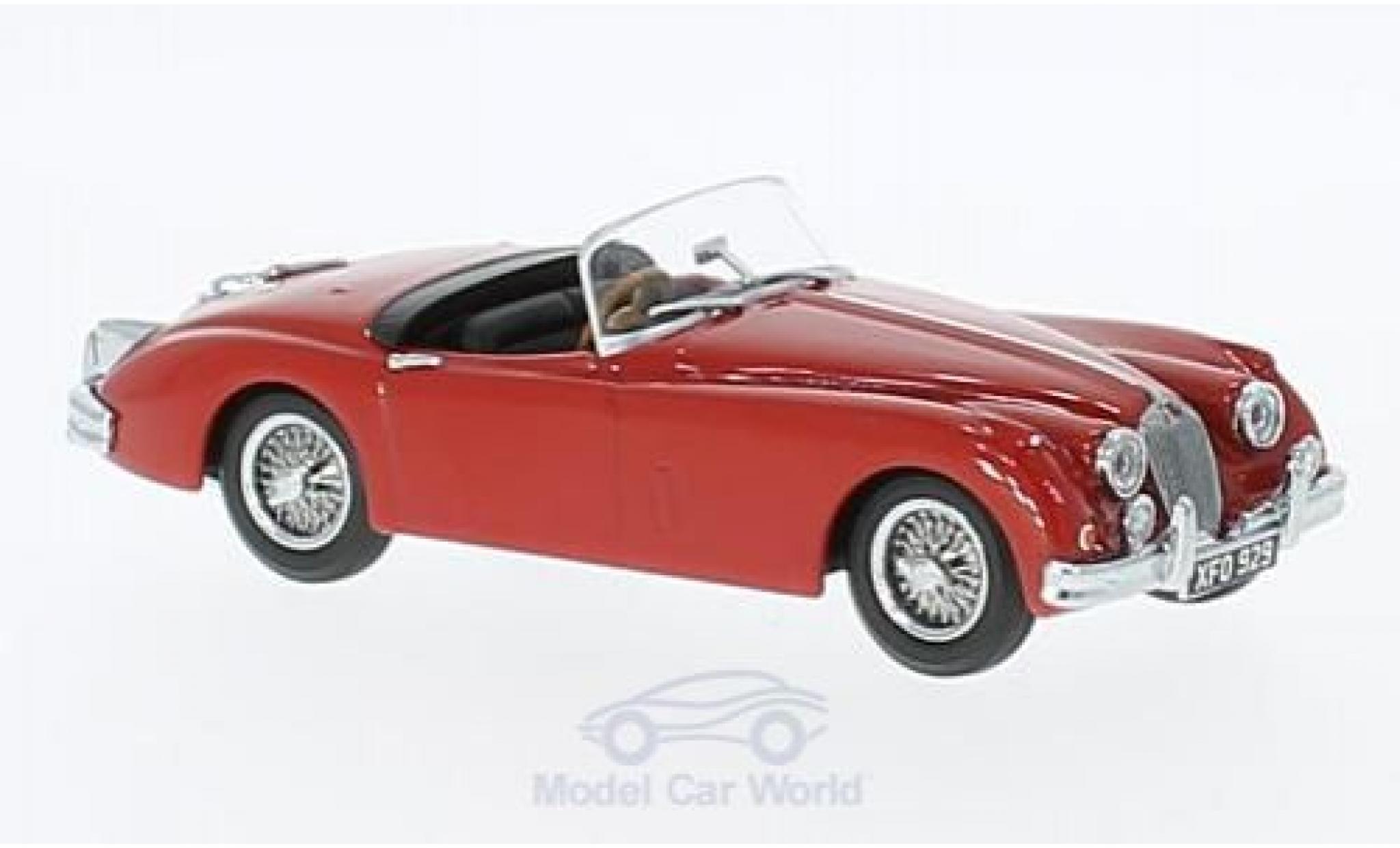 Jaguar XK 150 1/43 Oxford 150 Roadster rosso RHD modellino in miniatura