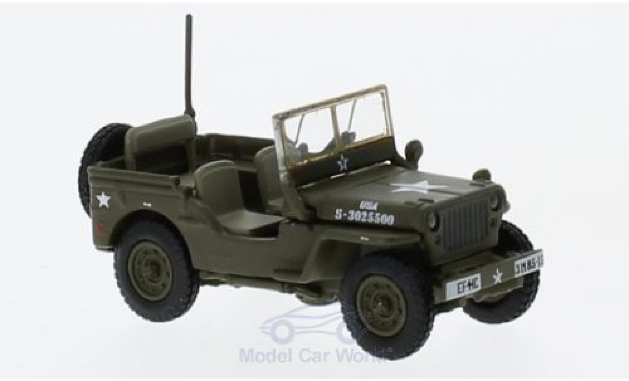 Jeep Willys 1/76 Oxford MB US Army modellino in miniatura