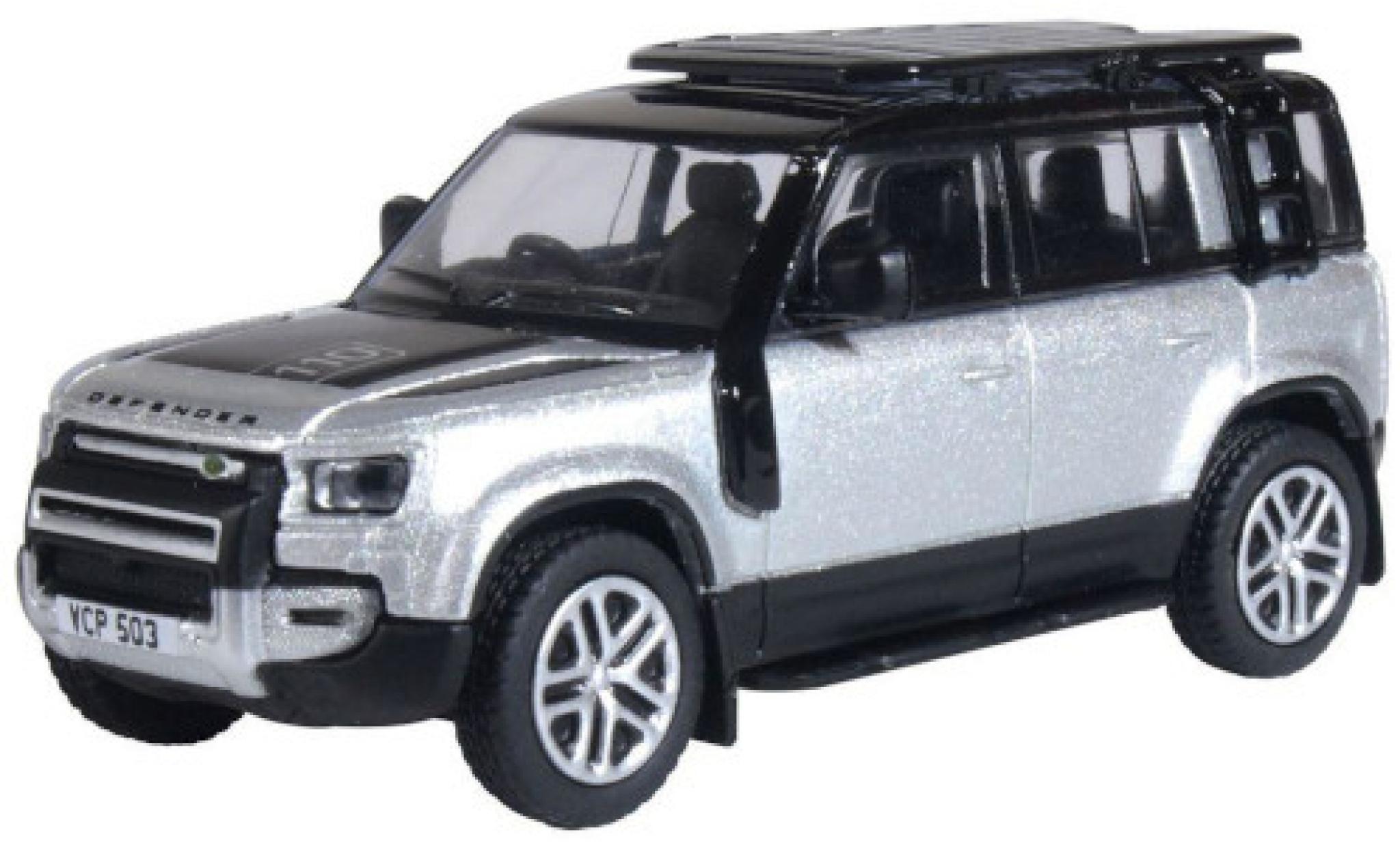 Land Rover Defender 1/76 Oxford 110 (L663) grigio RHD 2020 modellino in miniatura