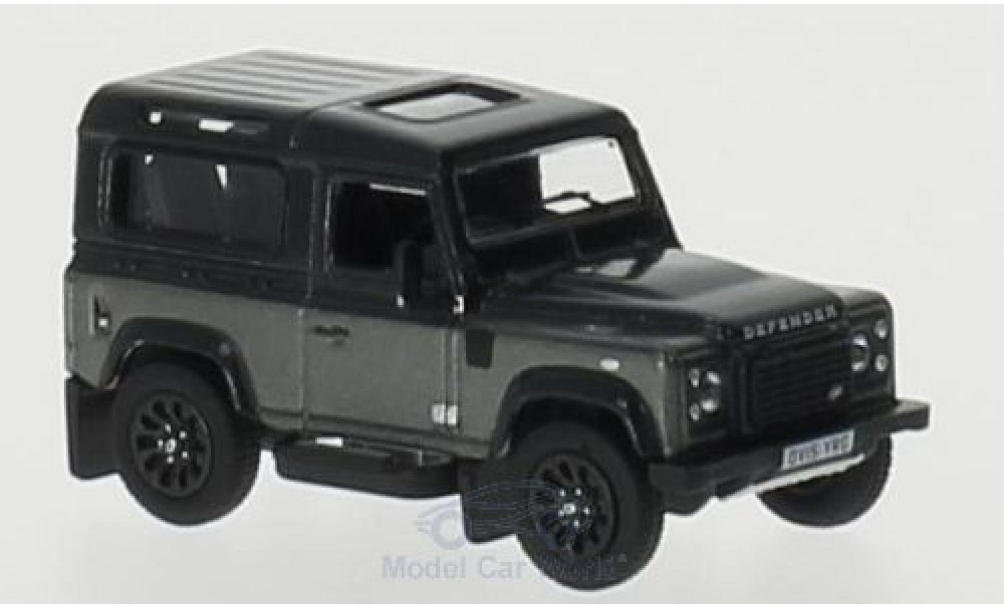 Land Rover Defender 1/76 Oxford 90 grigio/grigio RHD Station Wagon modellino in miniatura