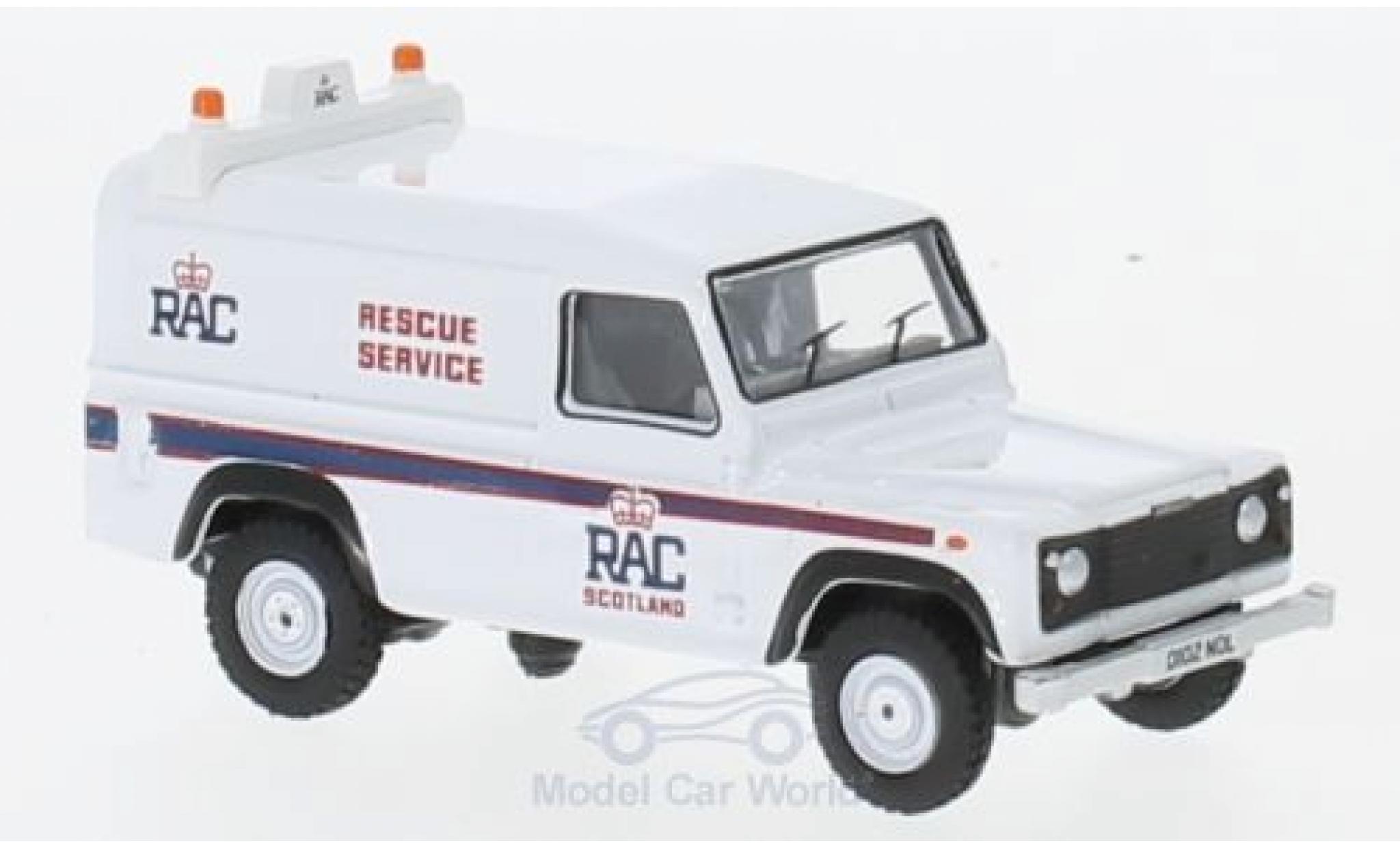 Land Rover Defender 1/76 Oxford LWB Hardback RAC modellino in miniatura