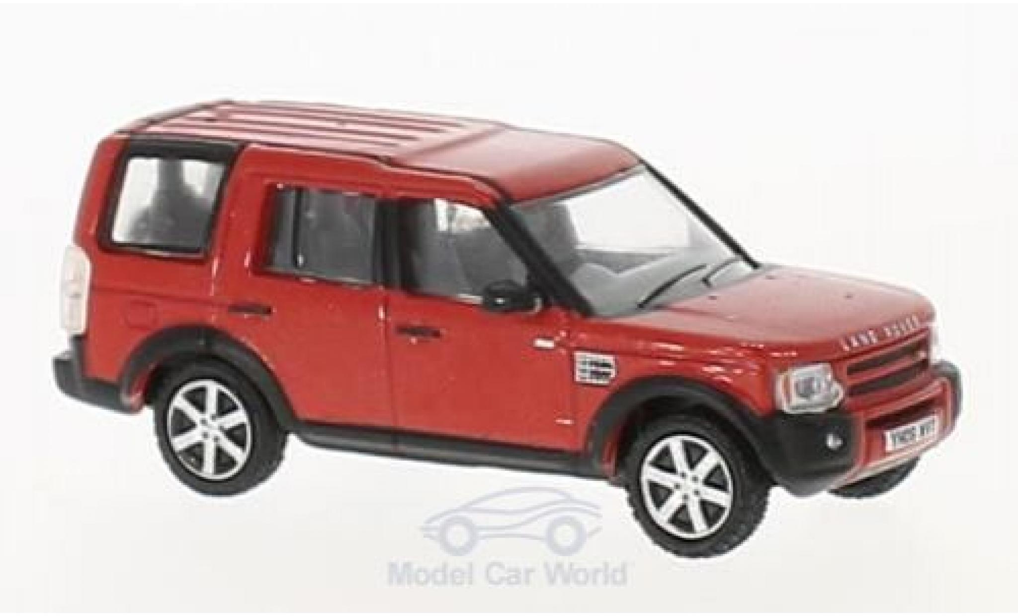 Land Rover Discovery 1/76 Oxford 3 metallico rosso modellino in miniatura