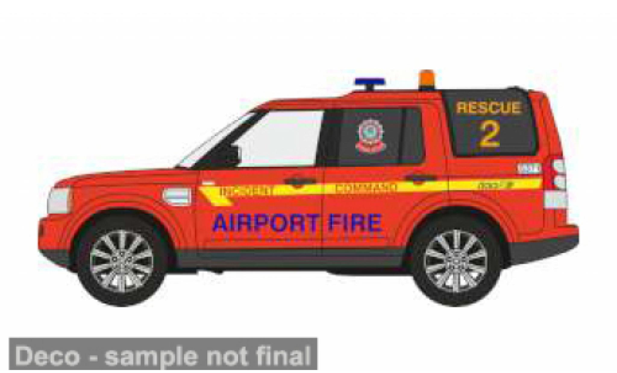 Land Rover Discovery 1/76 Oxford 4 Dublin Airport Fire Service 1:76 modellino in miniatura