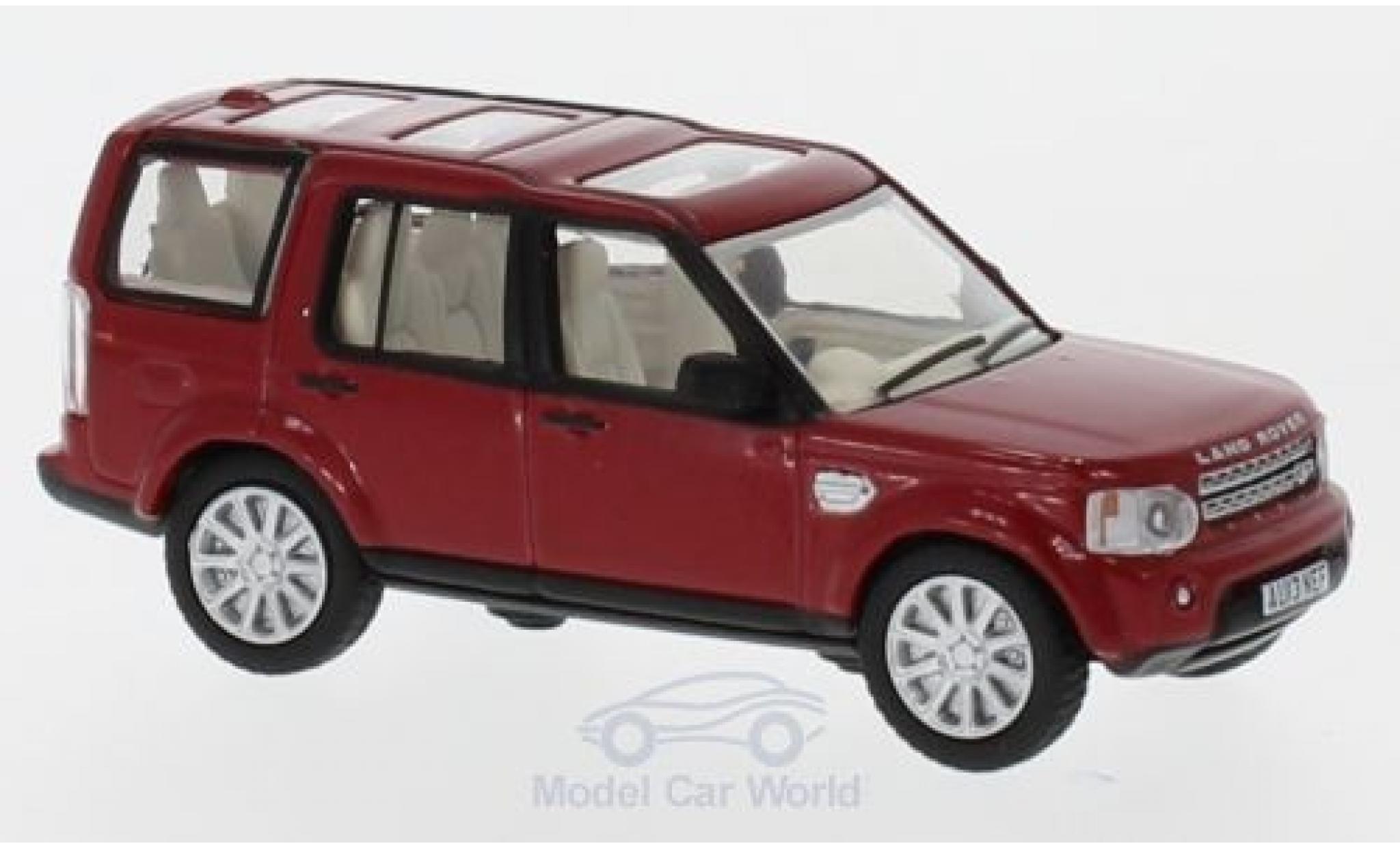 Land Rover Discovery 1/76 Oxford 4 metallico rosso modellino in miniatura