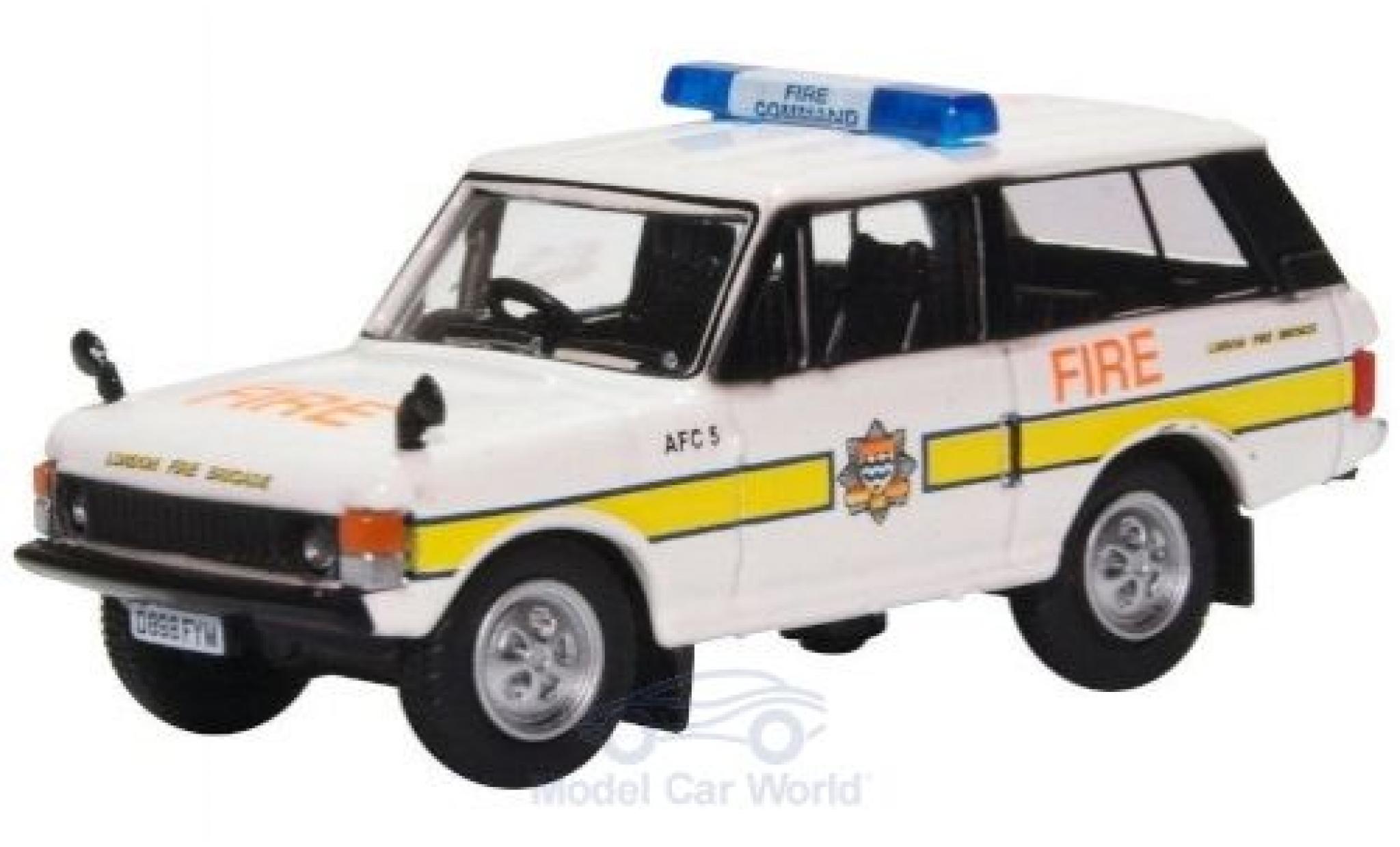 Land Rover Range Rover 1/76 Oxford Classic London Fire Brigade modellino in miniatura