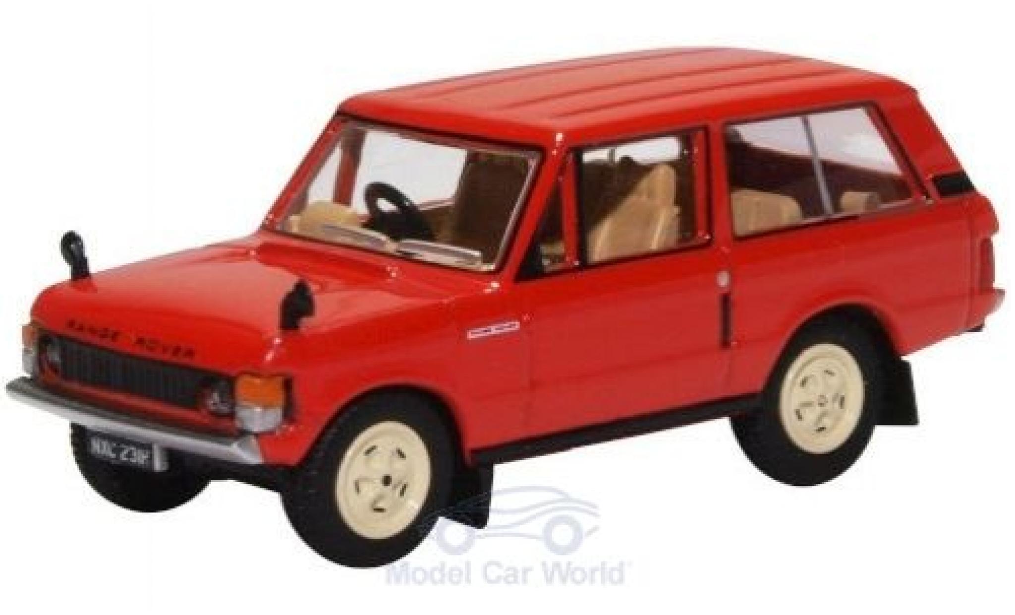 Land Rover Range Rover 1/76 Oxford Classic rosso modellino in miniatura
