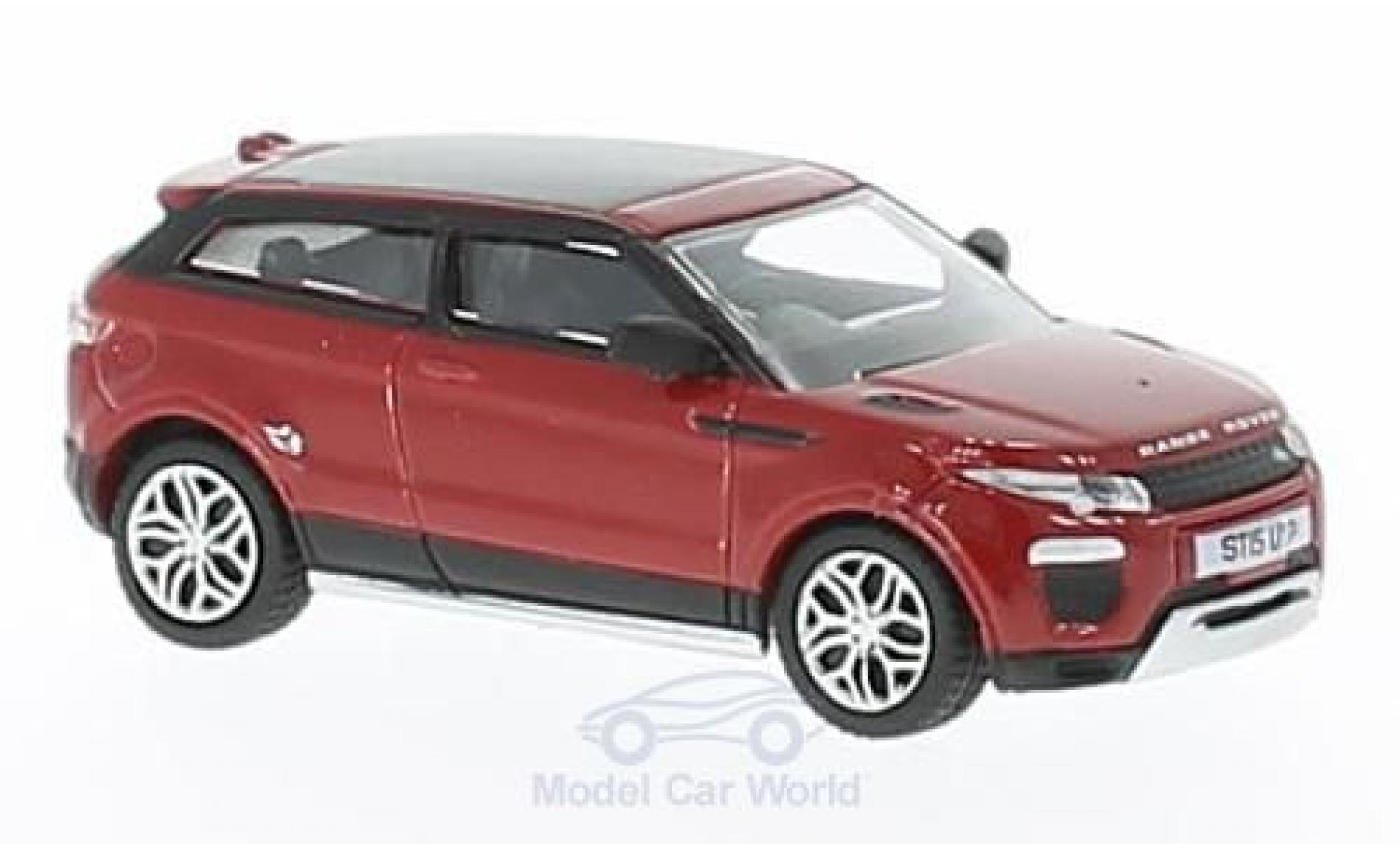 Land Rover Range Rover 1/76 Oxford Evoque Coupe rosso RHD modellino in miniatura
