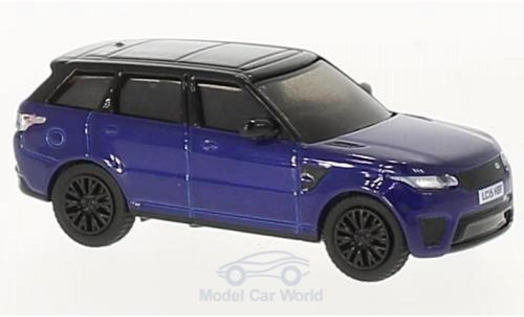Land Rover Range Rover 1/76 Oxford Sport SVR blu/nero modellino in miniatura