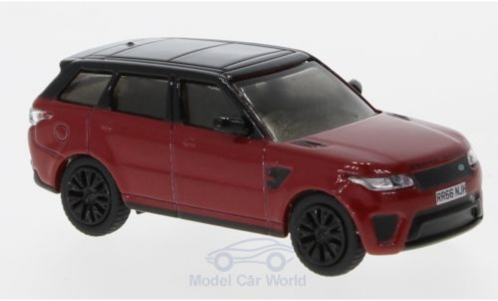 Land Rover Range Rover 1/76 Oxford Sport SVR rosso/nero modellino in miniatura