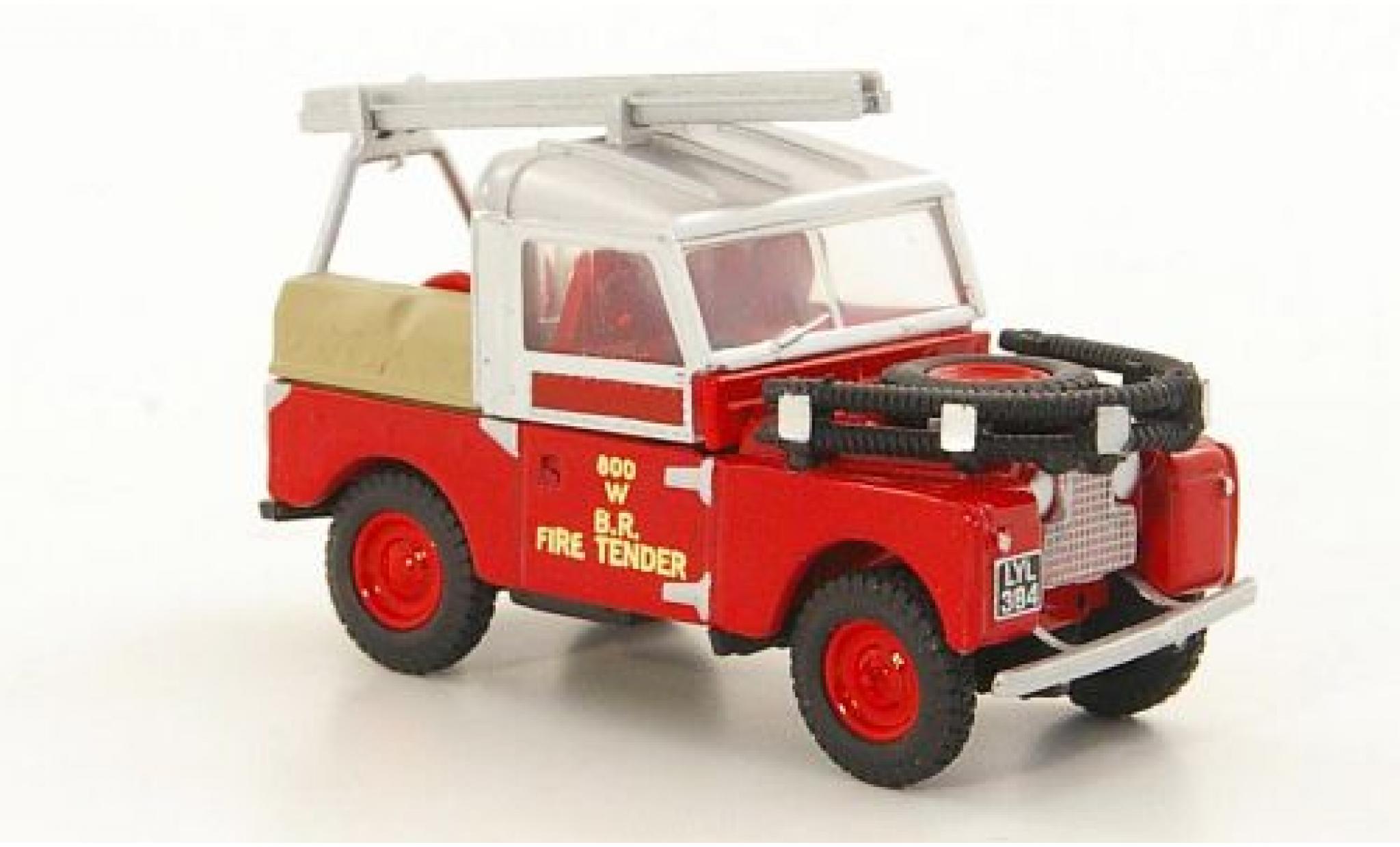 Land Rover Series 1 1/76 Oxford 88-Inch British Rail Fire Tender modellino in miniatura