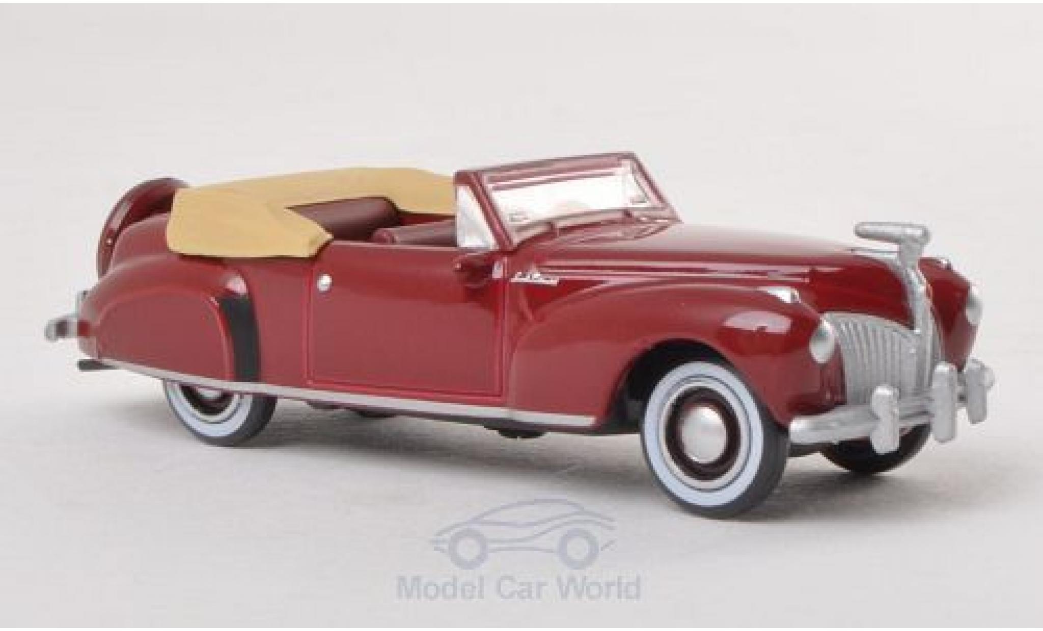 Lincoln Continental 1/87 Oxford rosso 1941 modellino in miniatura