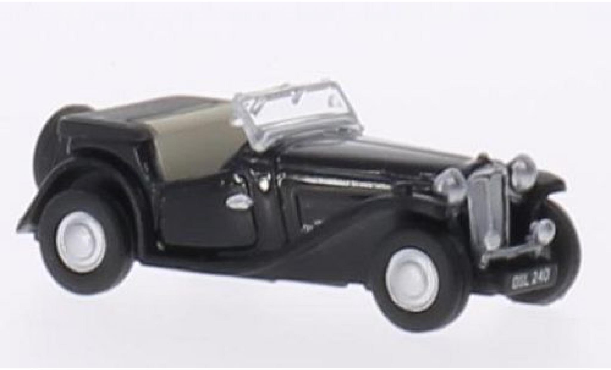 MG TC 1/76 Oxford nero RHD modellino in miniatura