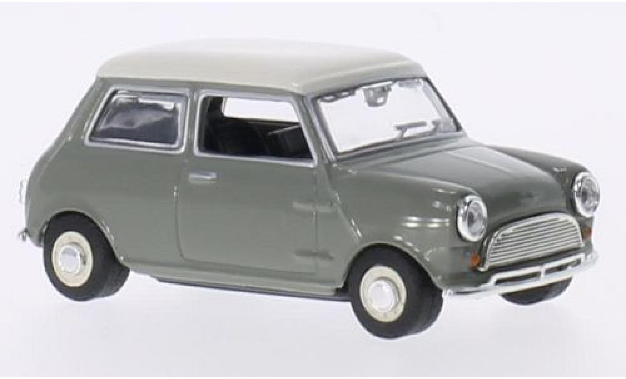 Mini Cooper 1/43 Oxford grigio/bianco RHD modellino in miniatura