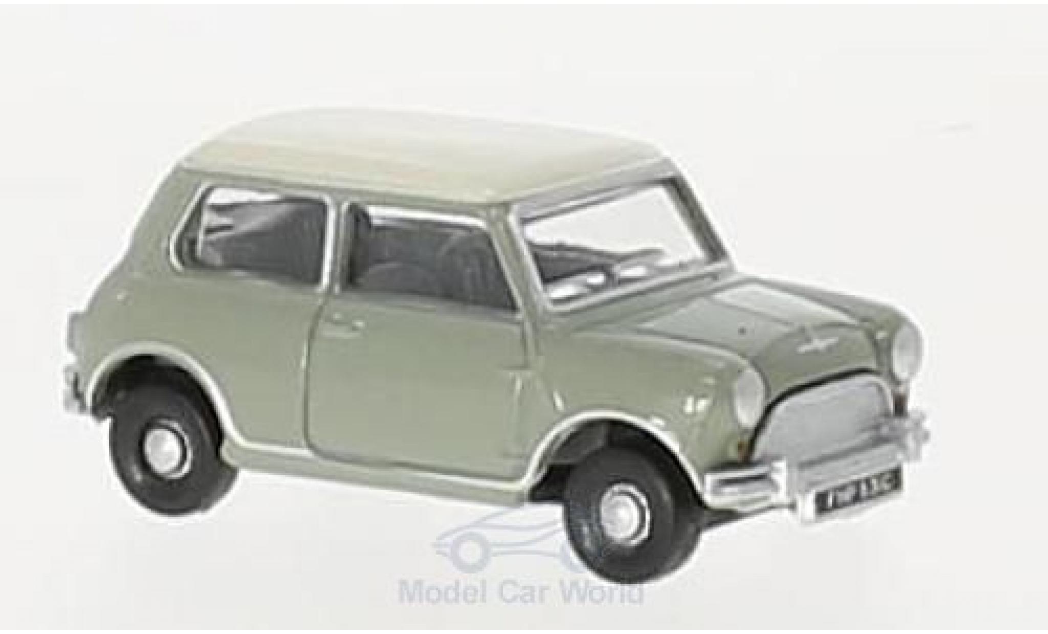 Mini Cooper D 1/76 Oxford grigio/beige RHD modellino in miniatura