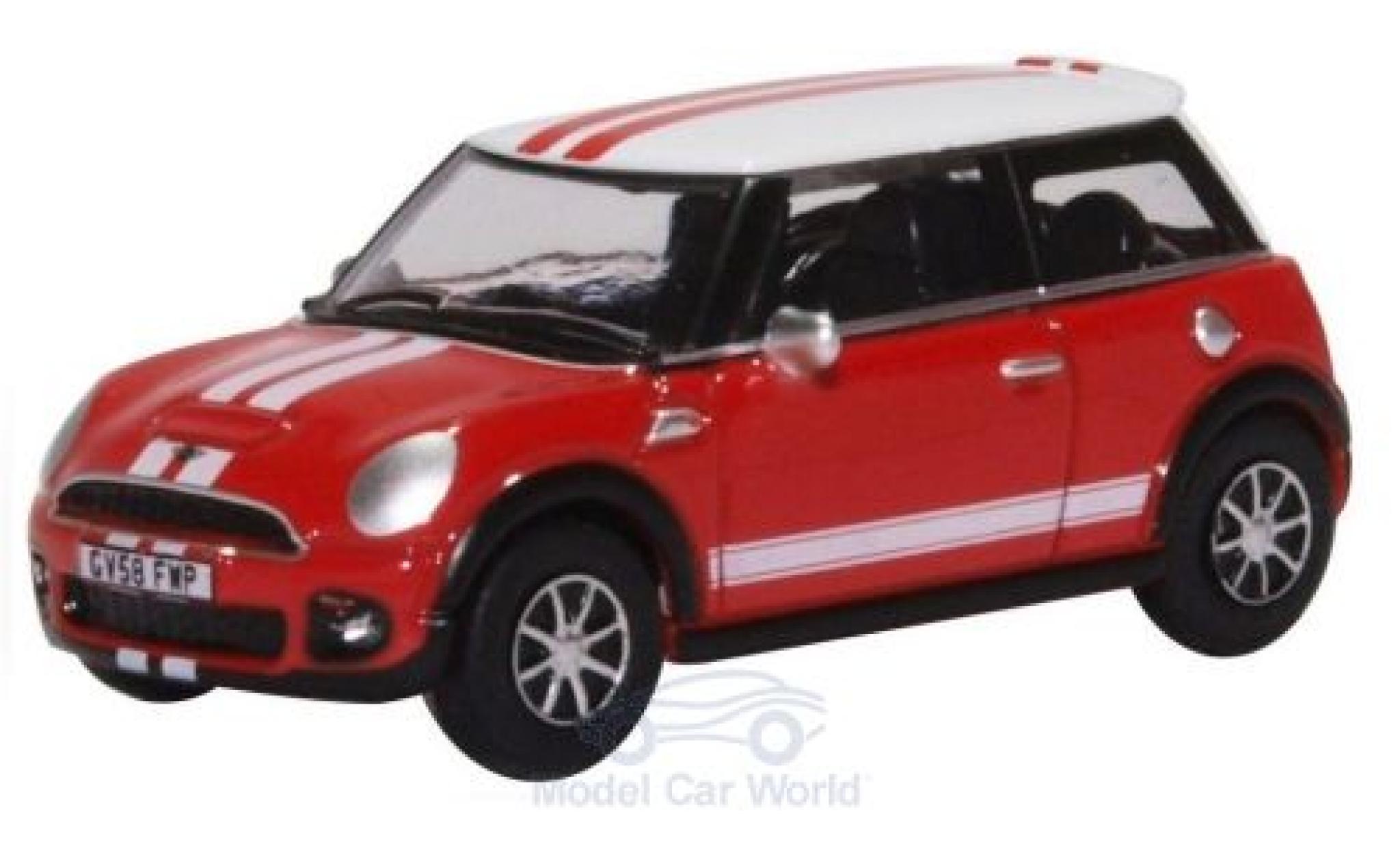 Mini Cooper 1/76 Oxford rosso/bianco modellino in miniatura