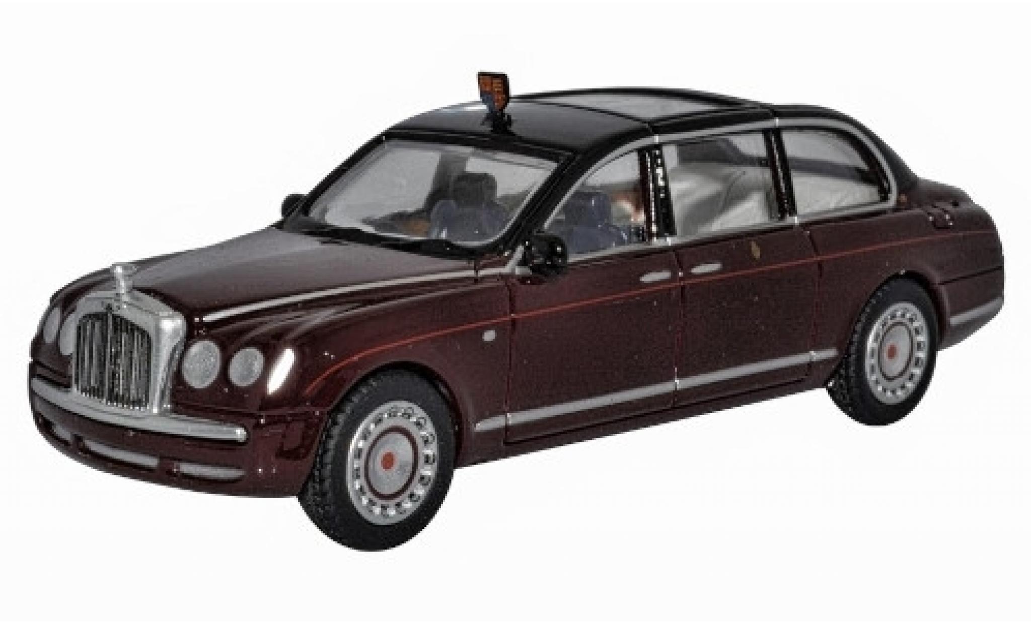 Bentley State 1/76 Oxford Limousine rosso foncé/nero RHD Queen Elizabeth II. modellino in miniatura