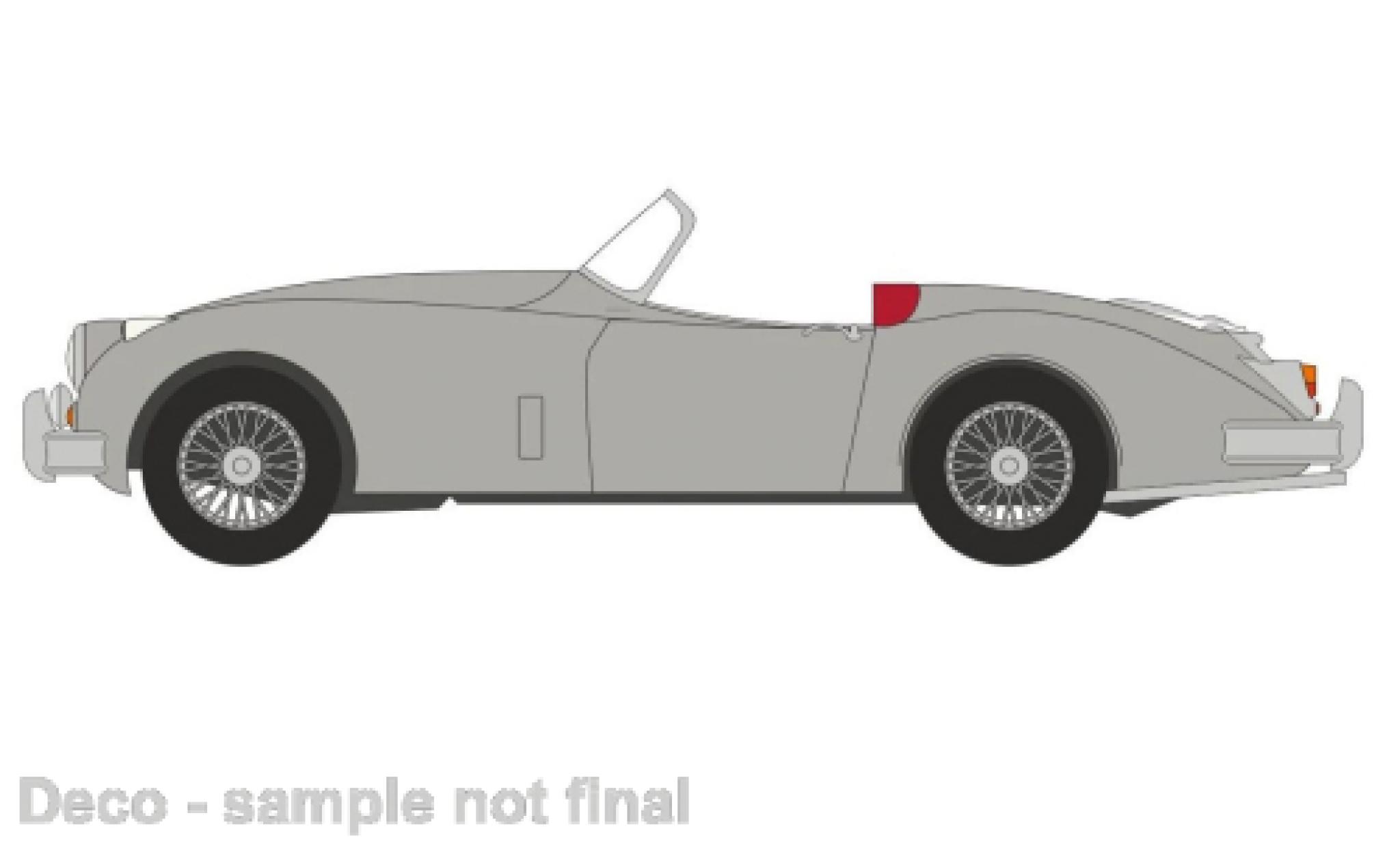 Jaguar XK 1/43 Oxford 150 Roadster grigio clair RHD modellino in miniatura