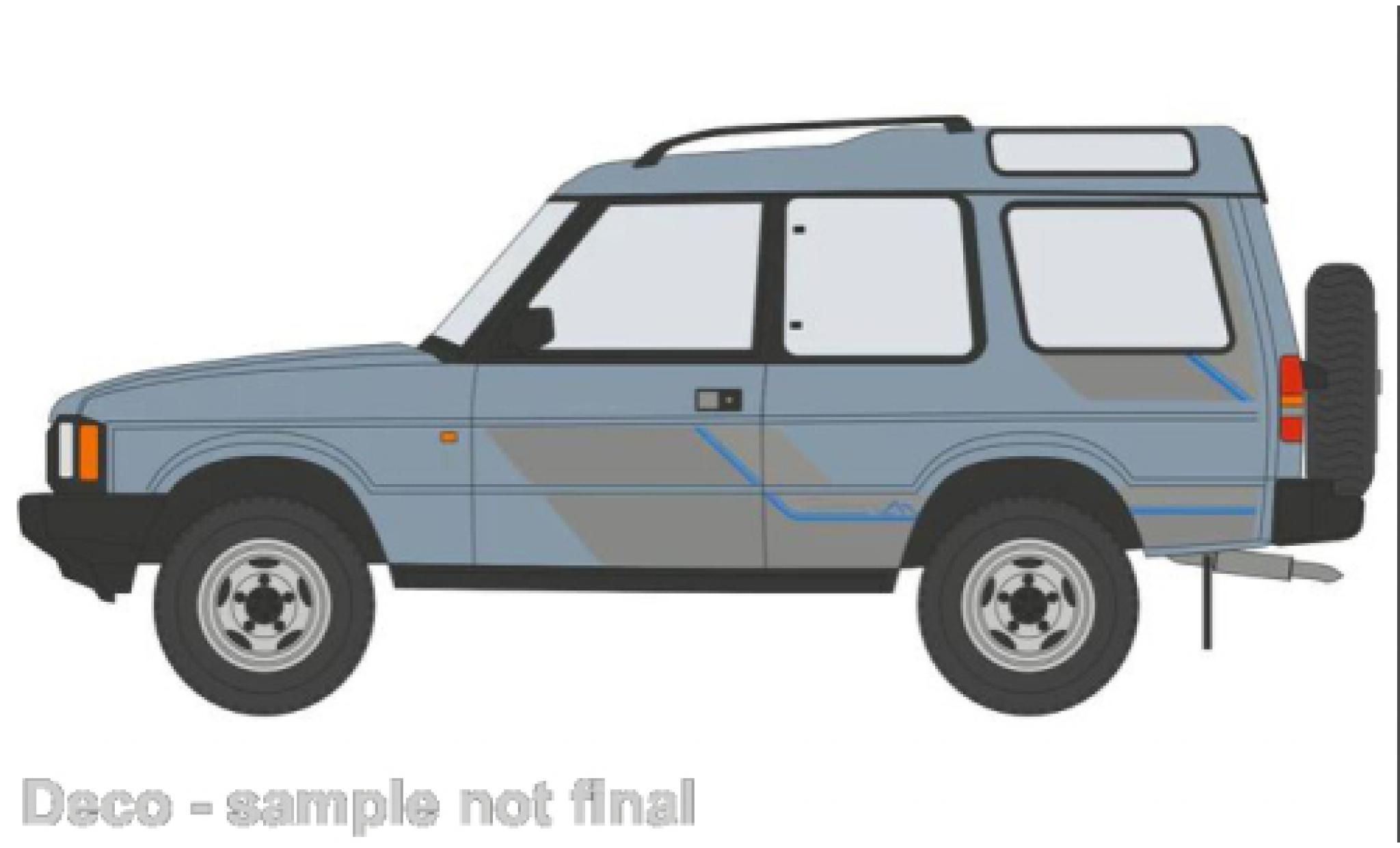 Land Rover Discovery 1/43 Oxford 1 blu clair RHD modellino in miniatura