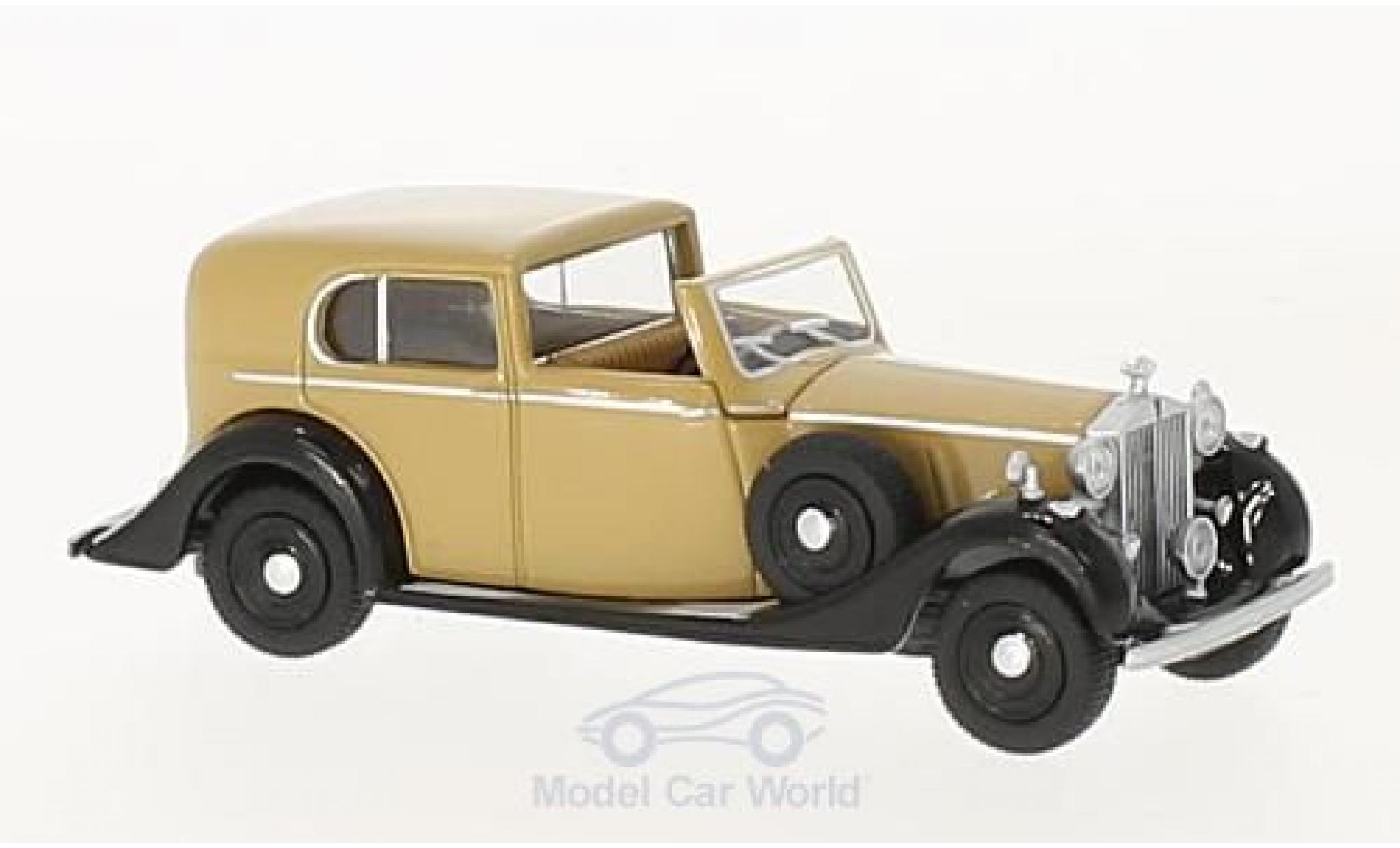 Rolls Royce Phantom 1/76 Oxford III beige/nero modellino in miniatura