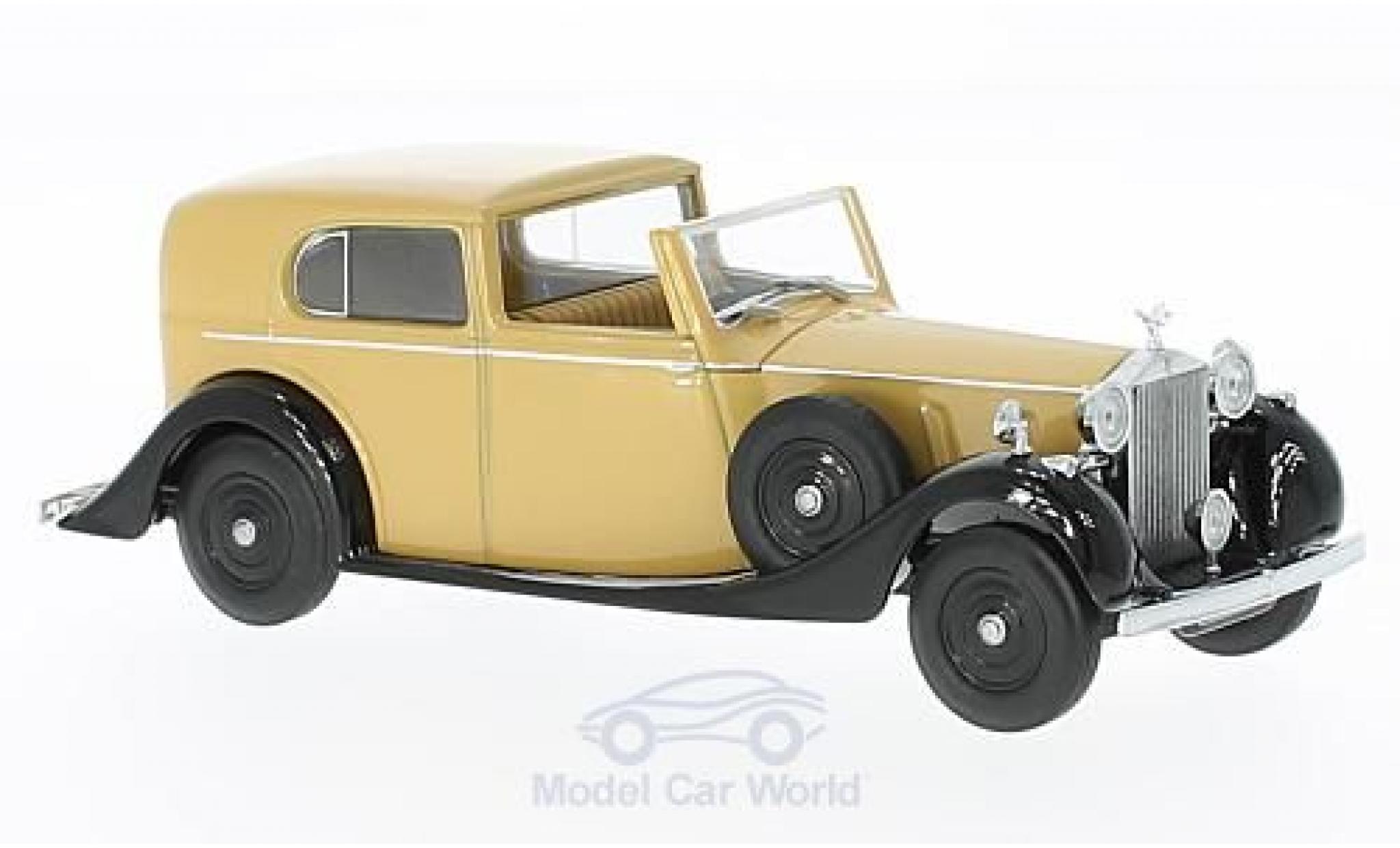 Rolls Royce Phantom 1/43 Oxford III Sedanca de Ville Mulliner marroneee/nero RHD modellino in miniatura