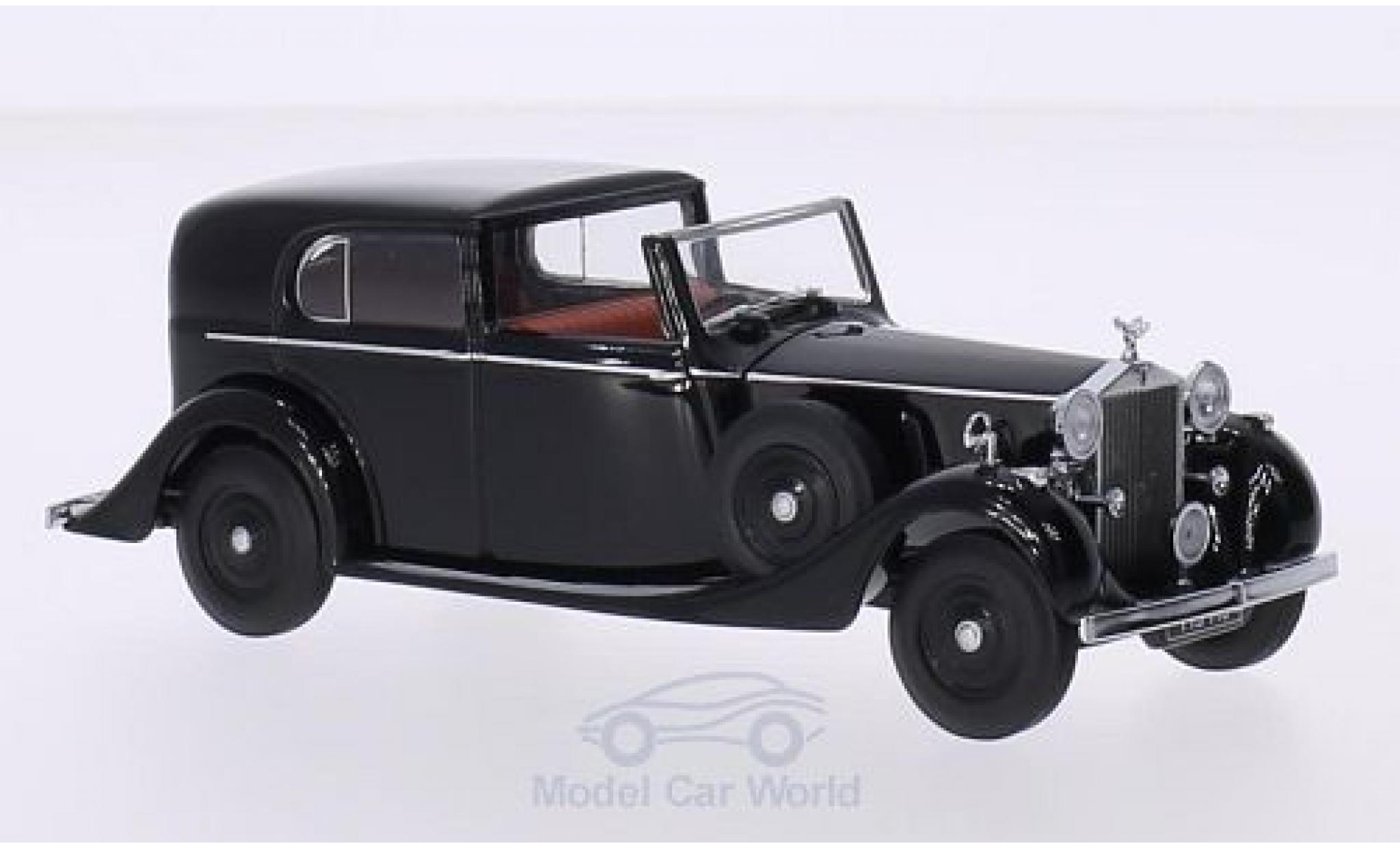 Rolls Royce Phantom 1/43 Oxford III Sedanca de Ville Mulliner nero RHD modellino in miniatura
