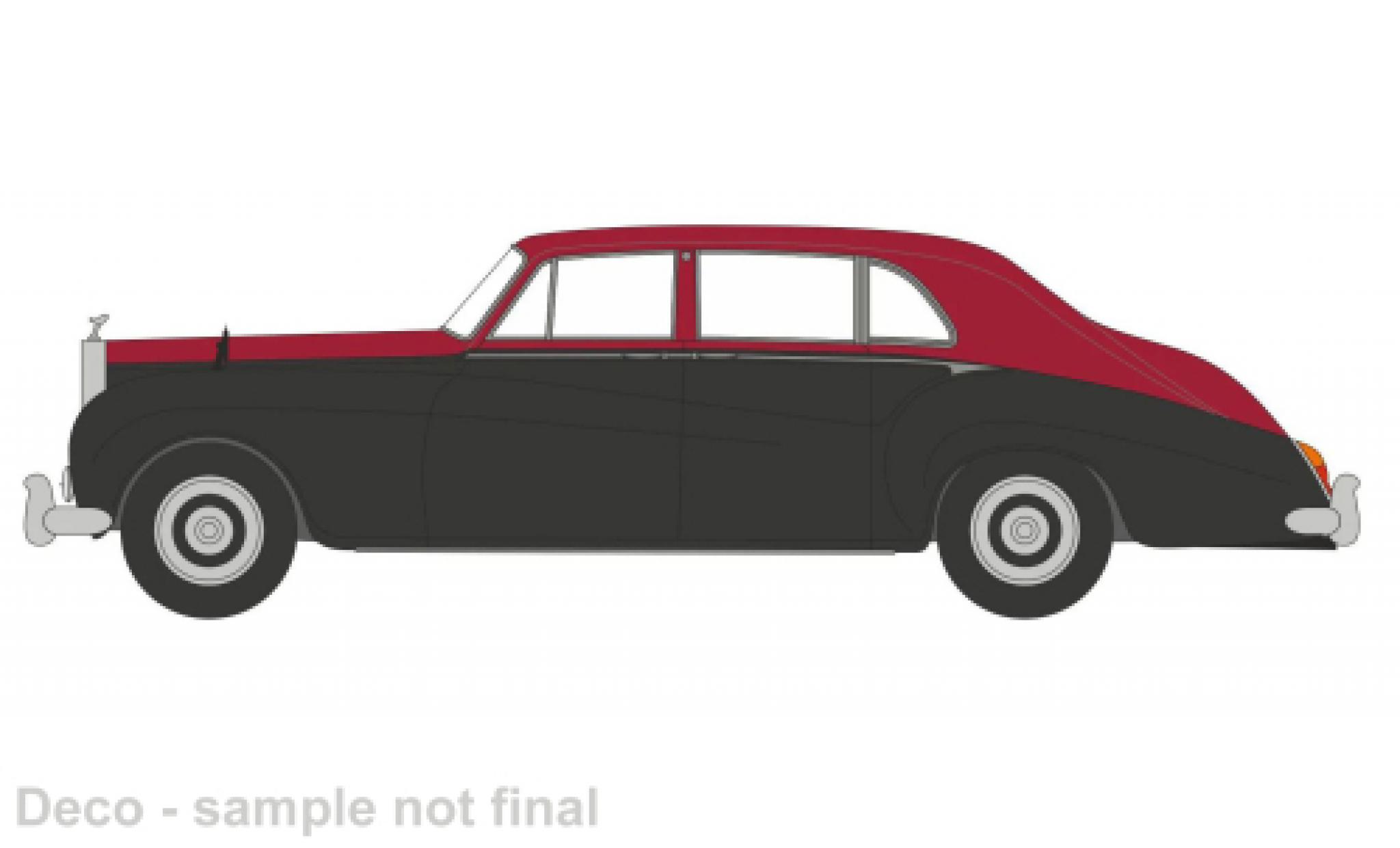 Rolls Royce Phantom 1/43 Oxford V James Young rot/schwarz 1:43 modellino in miniatura