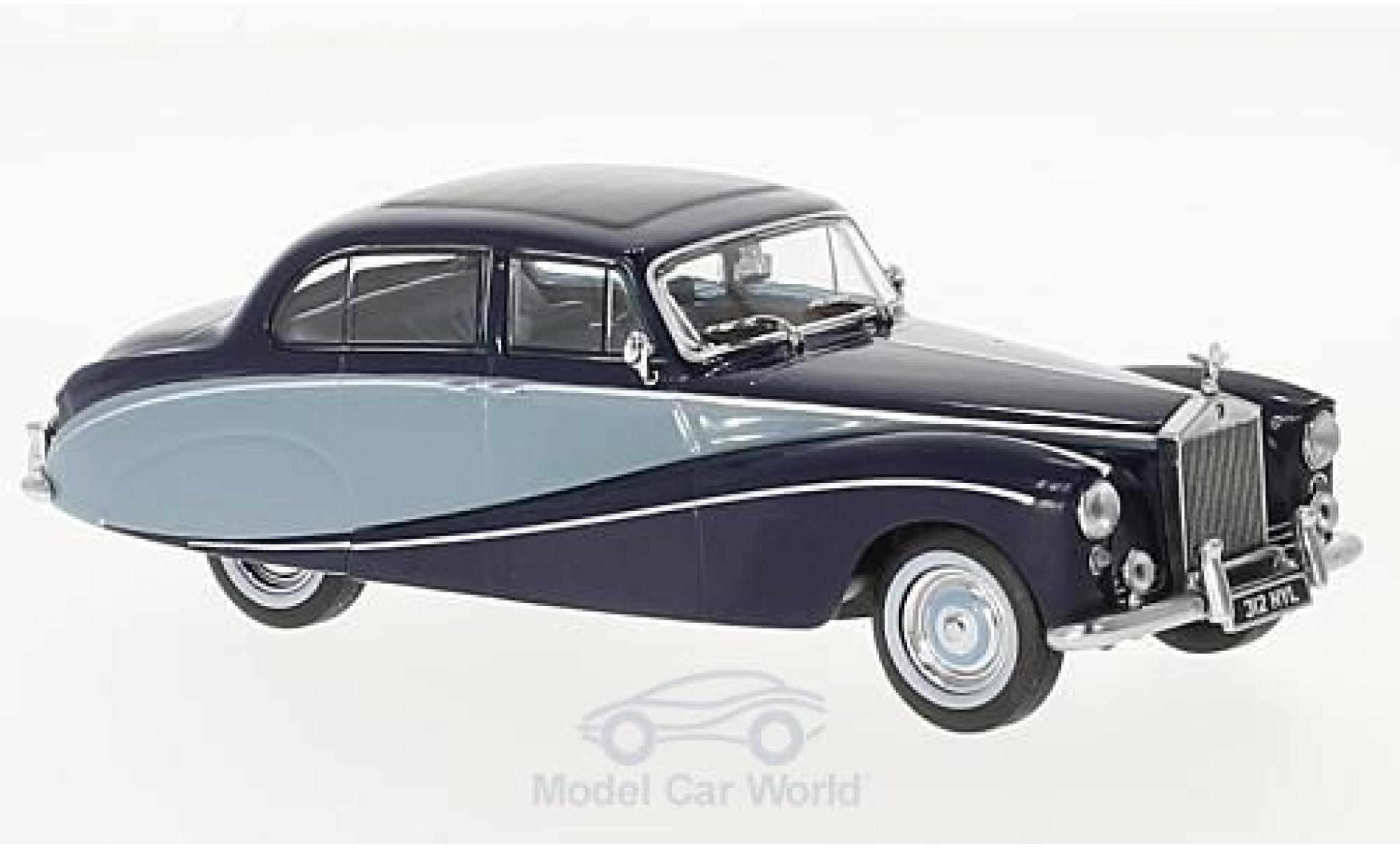 Rolls Royce Silver Cloud 1/43 Oxford Hooper Empress blu/blu RHD modellino in miniatura