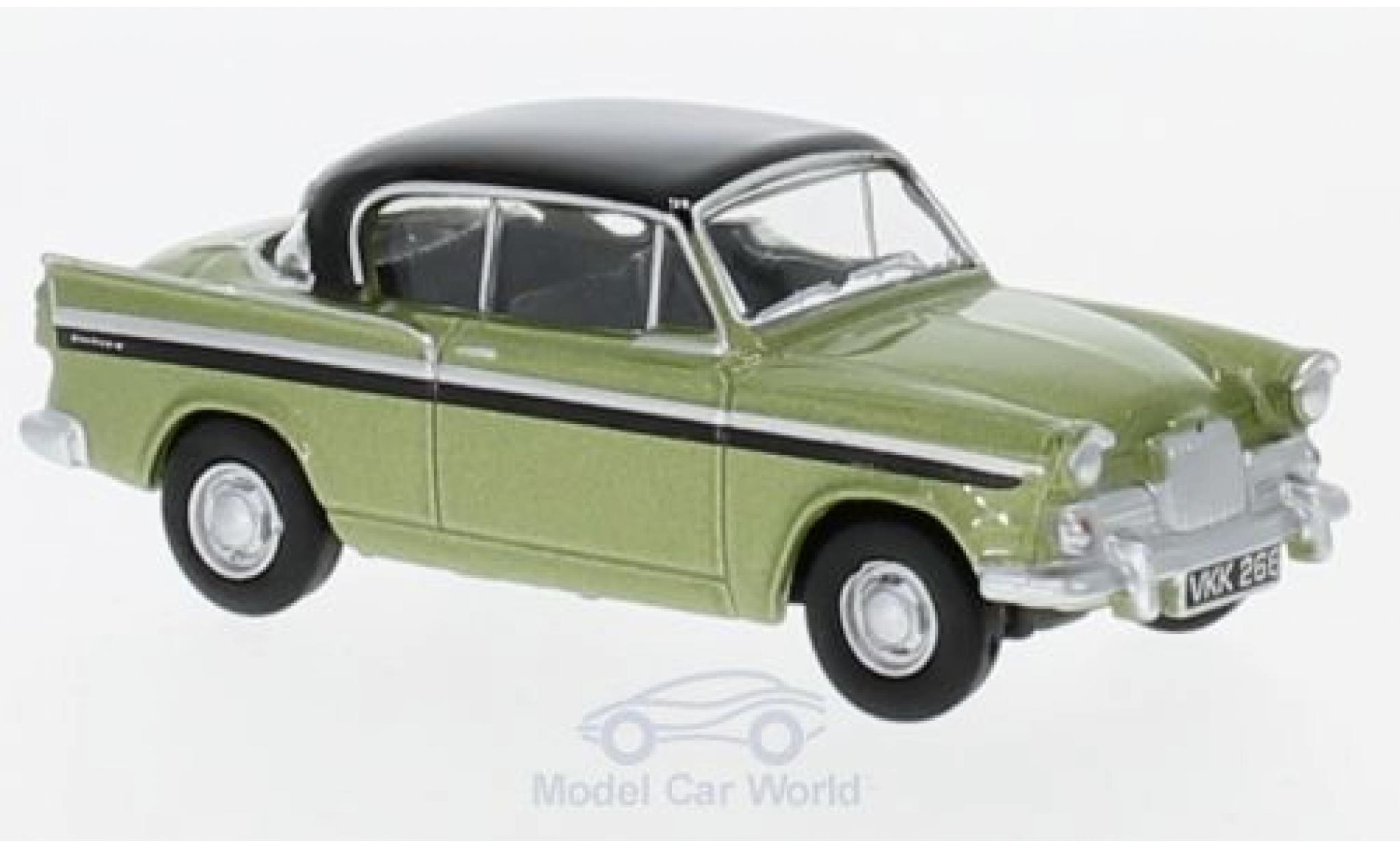 Sunbeam Rapier 1/76 Oxford MkIII metallico verde/nero modellino in miniatura