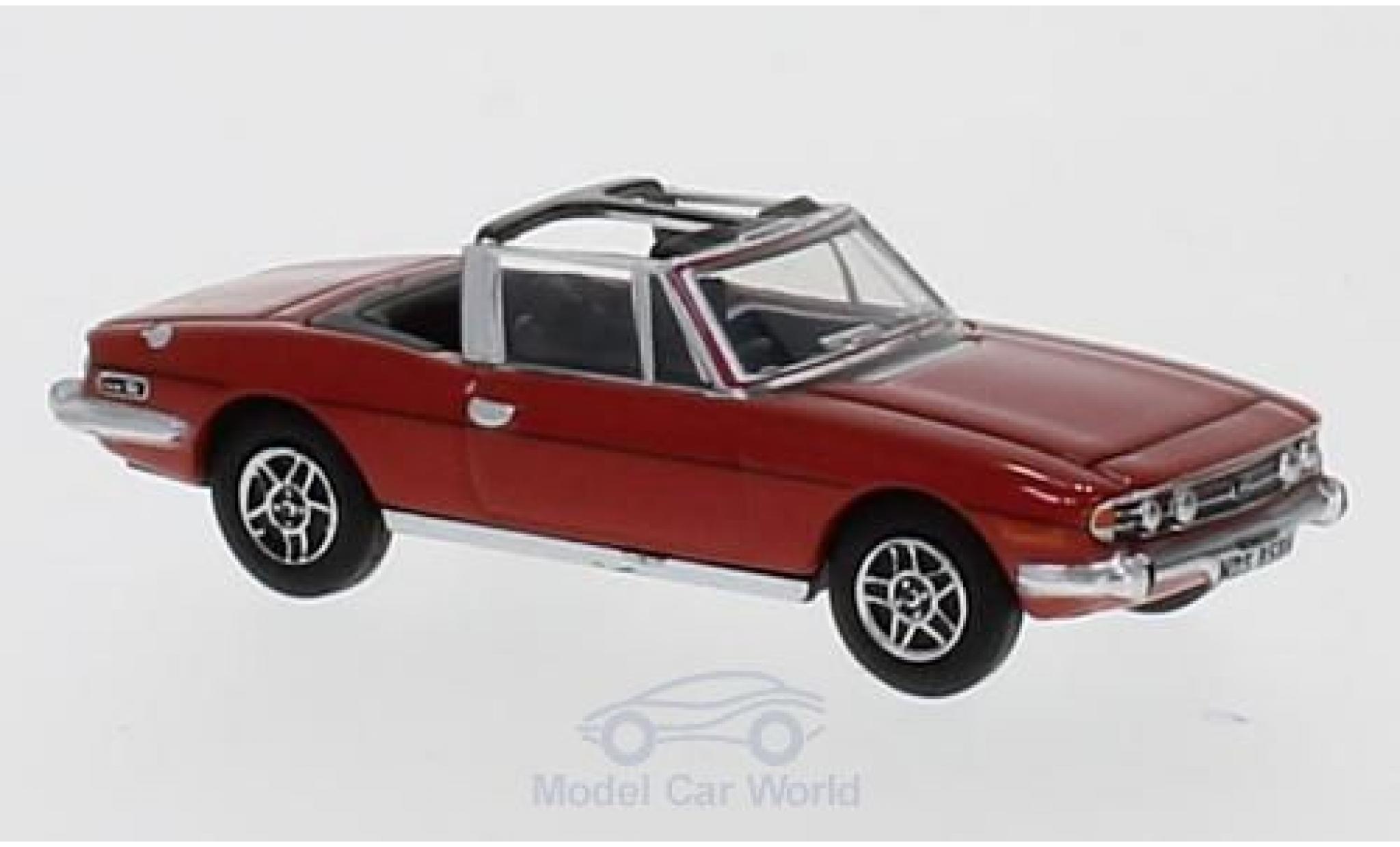 Triumph Stag 1/76 Oxford rosso modellino in miniatura